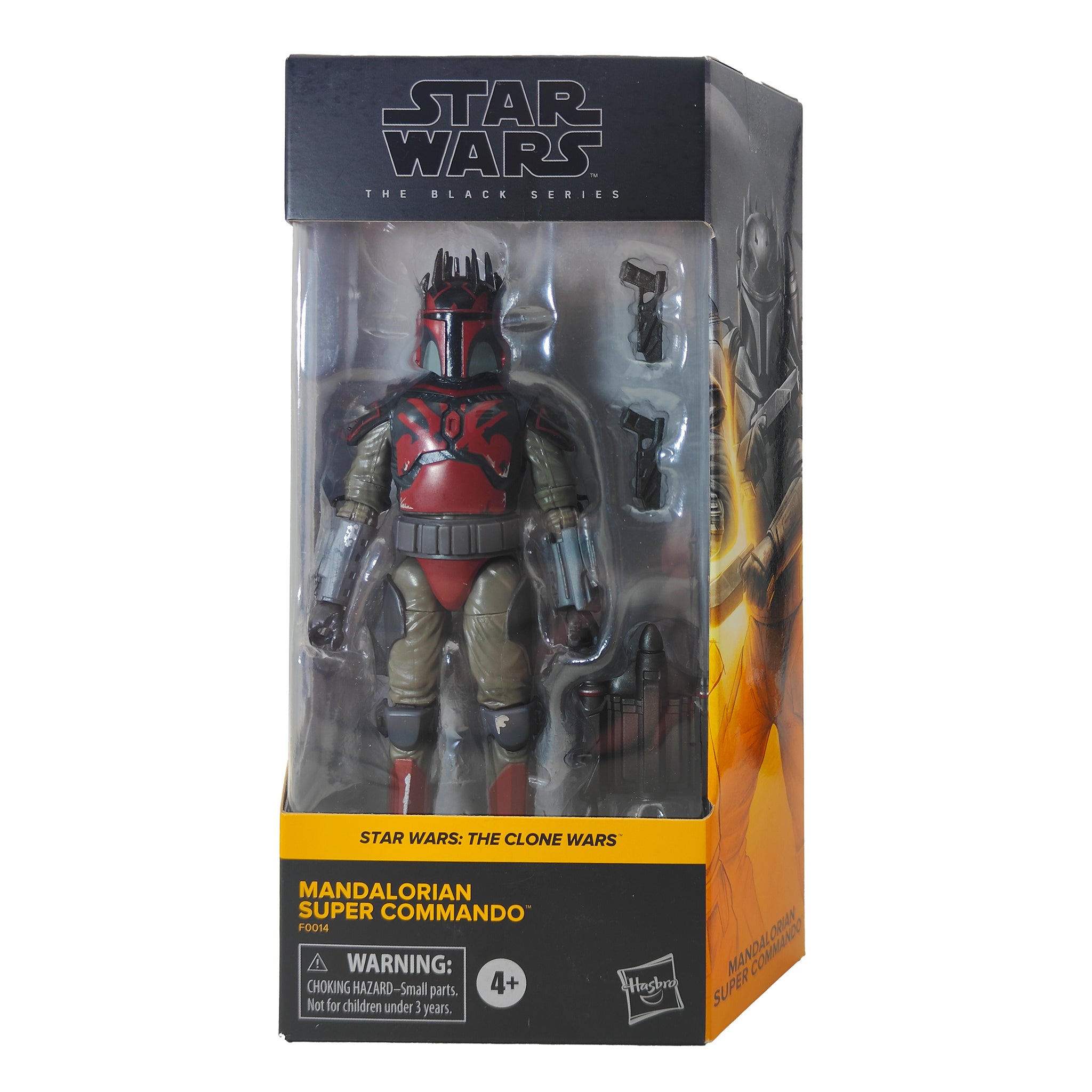 Star Wars Mandalorian Super Commando The Clone Wars Black Series Hasbro Figure