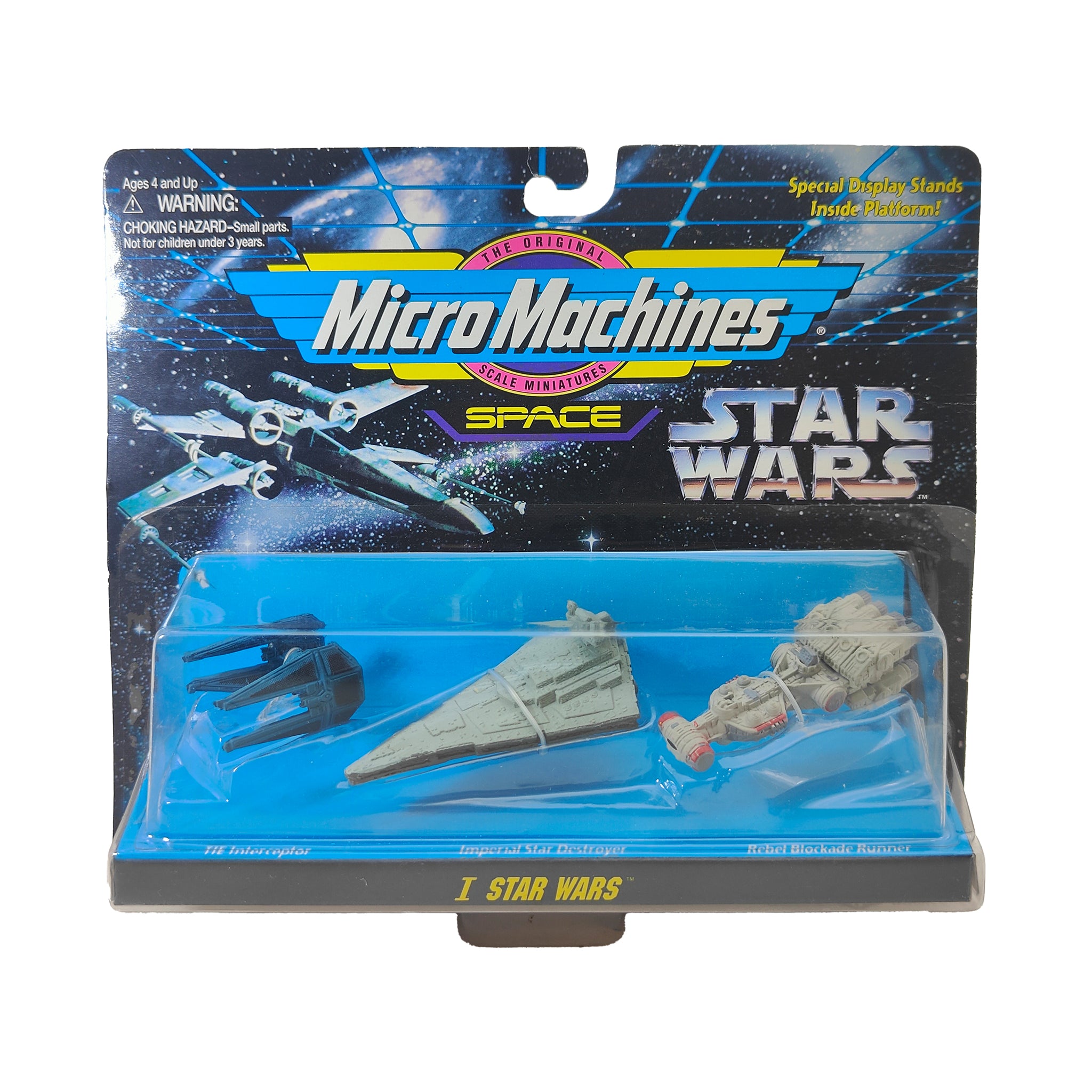Star Wars Micro Machines Space Collection I TIE Interceptor Star Destroyer Runner – Star Wars, Galoob, 2 cm, 1995, pre-owned collector piece, Uncanny Collectibles Dublin Ireland