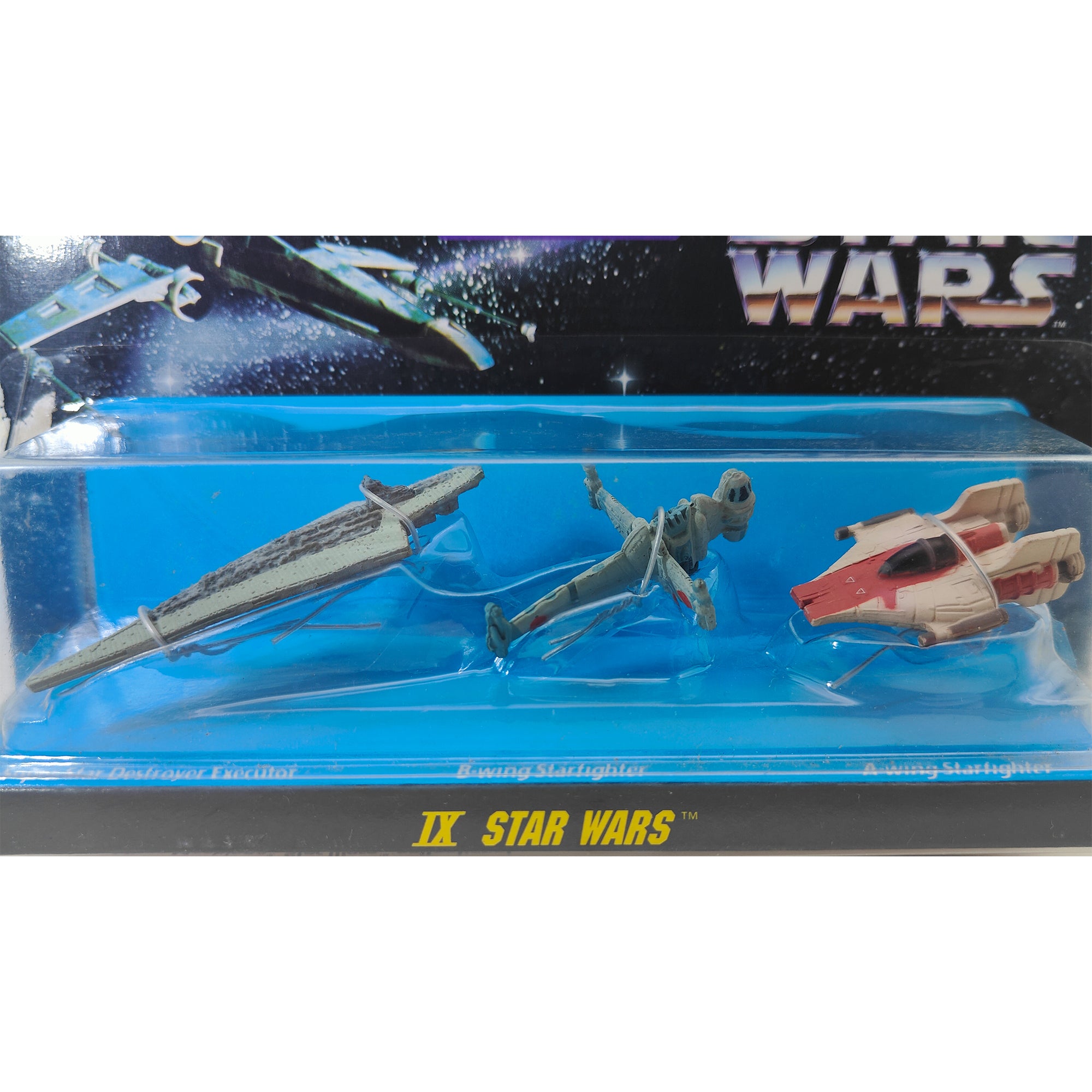 Star Wars Micro Machines Space Collection IX Star Destroyer B Wing A Wing