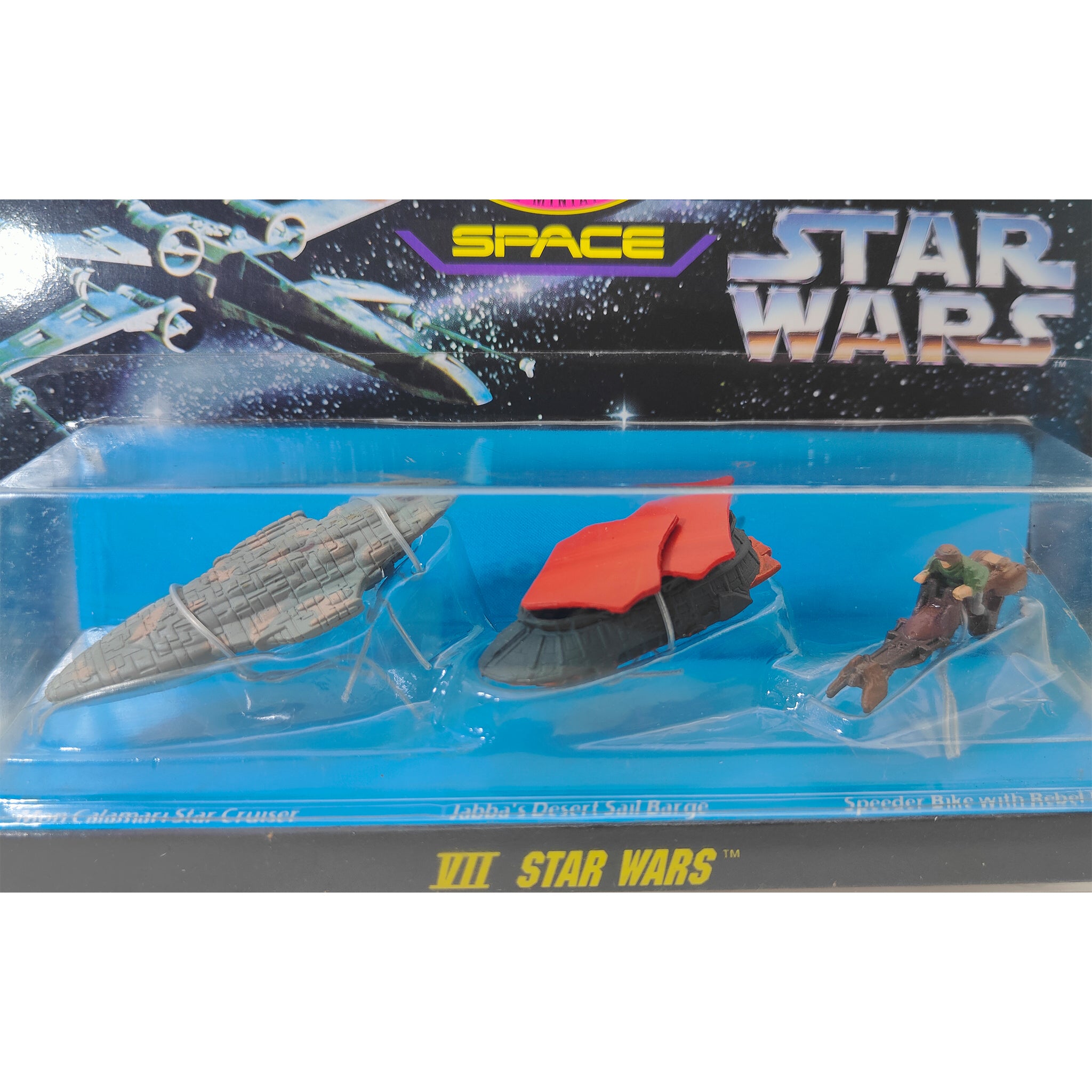 Star Wars Micro Machines Space Collection VII Star Cruiser Sail Barge Speeder Bike – Star Wars, Galoob, 2 cm, 1995, pre-owned collector piece, Uncanny Collectibles Dublin Ireland