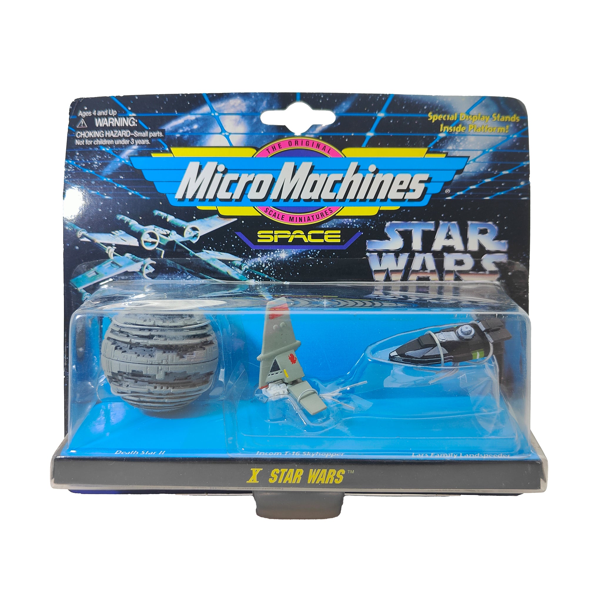 Star Wars Micro Machines Space Collection X Death Star Skyhopper Landspeeder – Star Wars, Galoob, 2 cm, 1995, pre-owned collector piece, Uncanny Collectibles Dublin Ireland