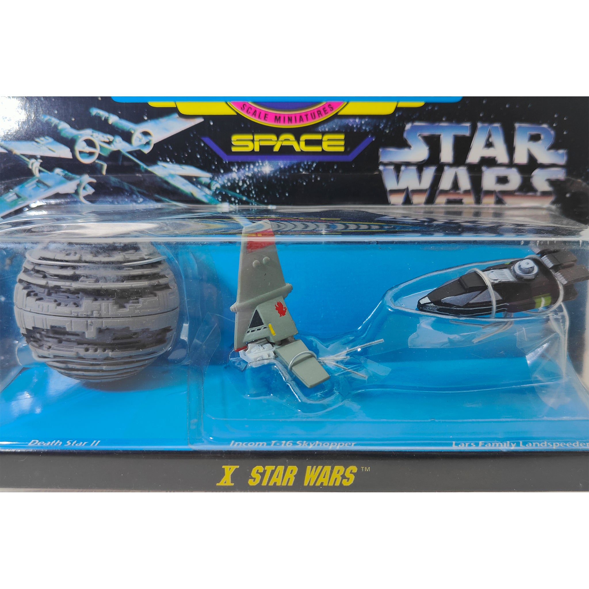 Star Wars Micro Machines Space Collection X Death Star Skyhopper Landspeeder – Star Wars, Galoob, 2 cm, 1995, pre-owned collector piece, Uncanny Collectibles Dublin Ireland