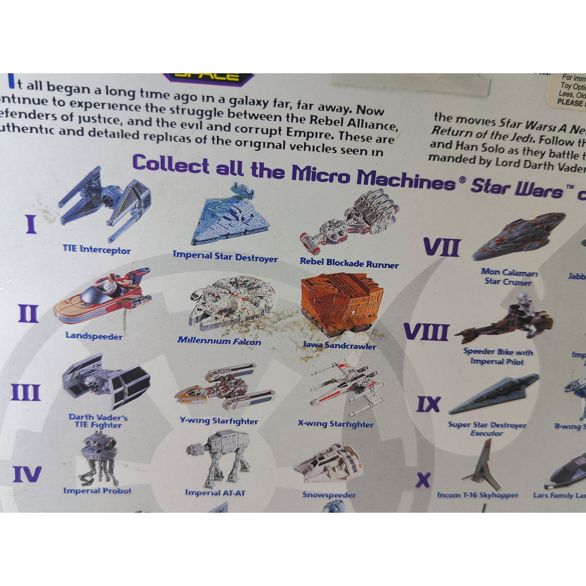 Star Wars Micro Machines Space Collection XI Bespin City Rebel Cruiser Escape Pod