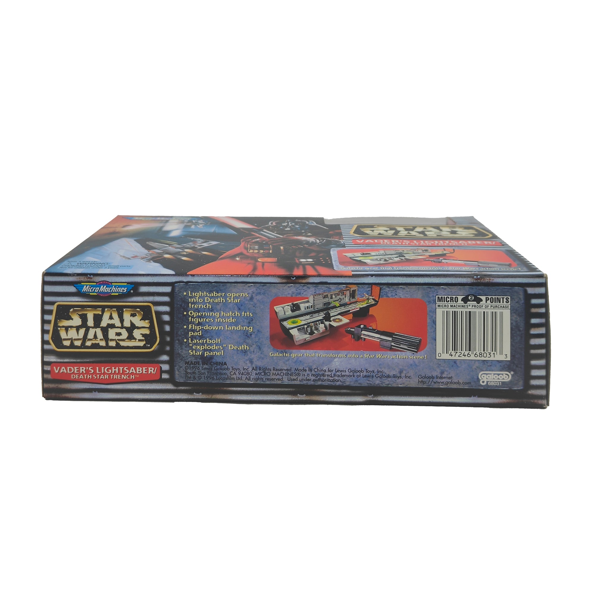 Star Wars Micro Machines Vaders Lightsaber Death Star Trench Galoob 1996