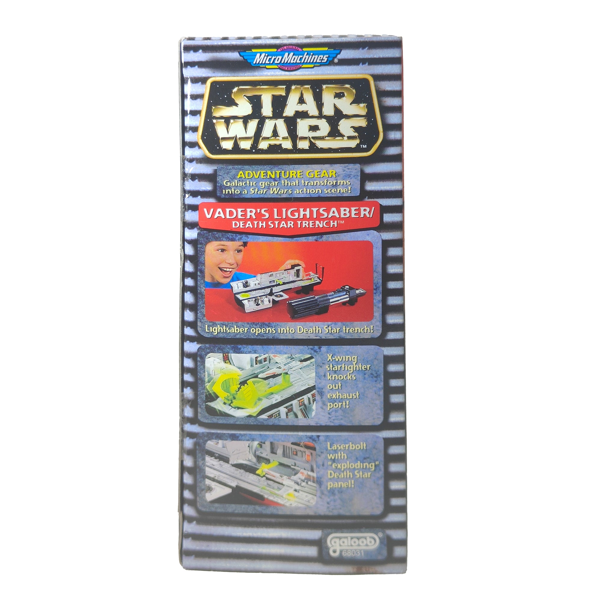 Star Wars Micro Machines Vaders Lightsaber Death Star Trench Galoob 1996
