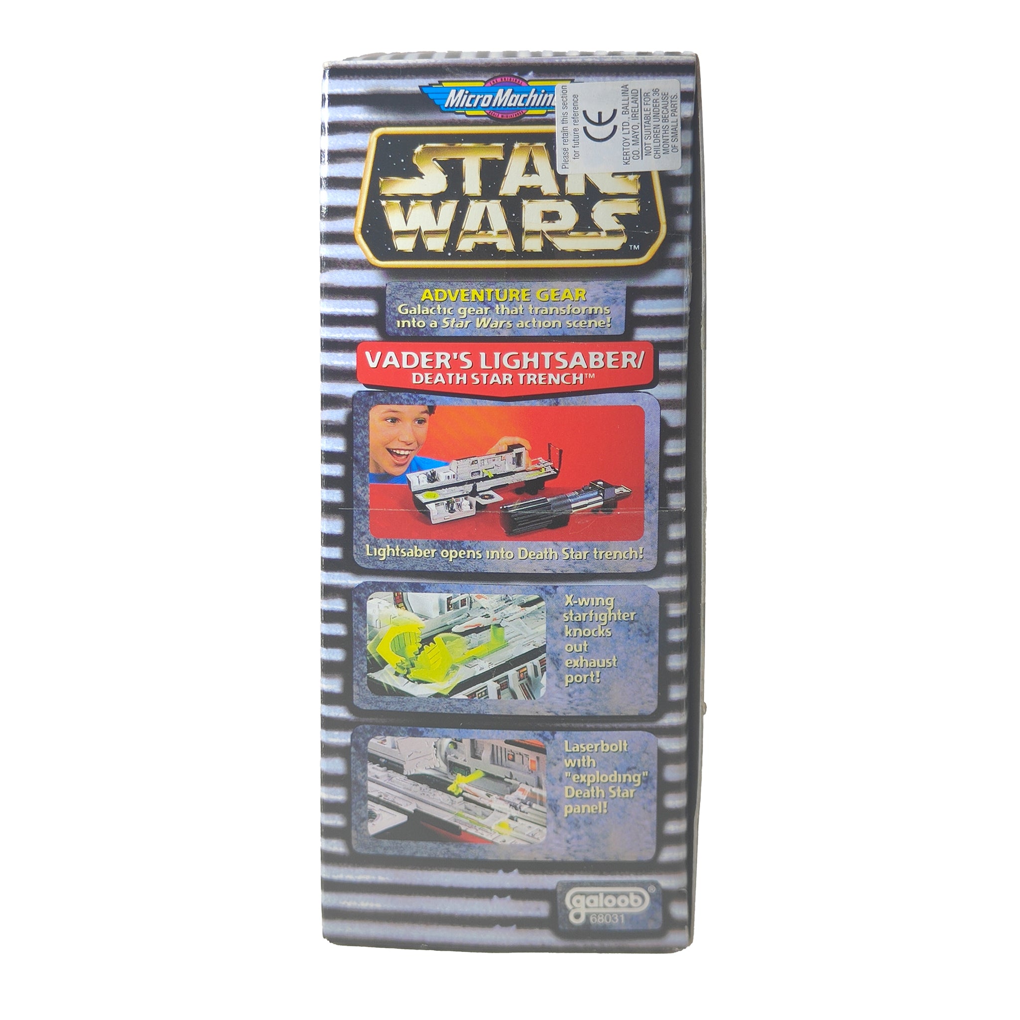 Star Wars Micro Machines Vaders Lightsaber Death Star Trench Galoob 1996 – Star Wars, Galoob, 2 cm, 1996, pre-owned collector piece, Uncanny Collectibles Dublin Ireland
