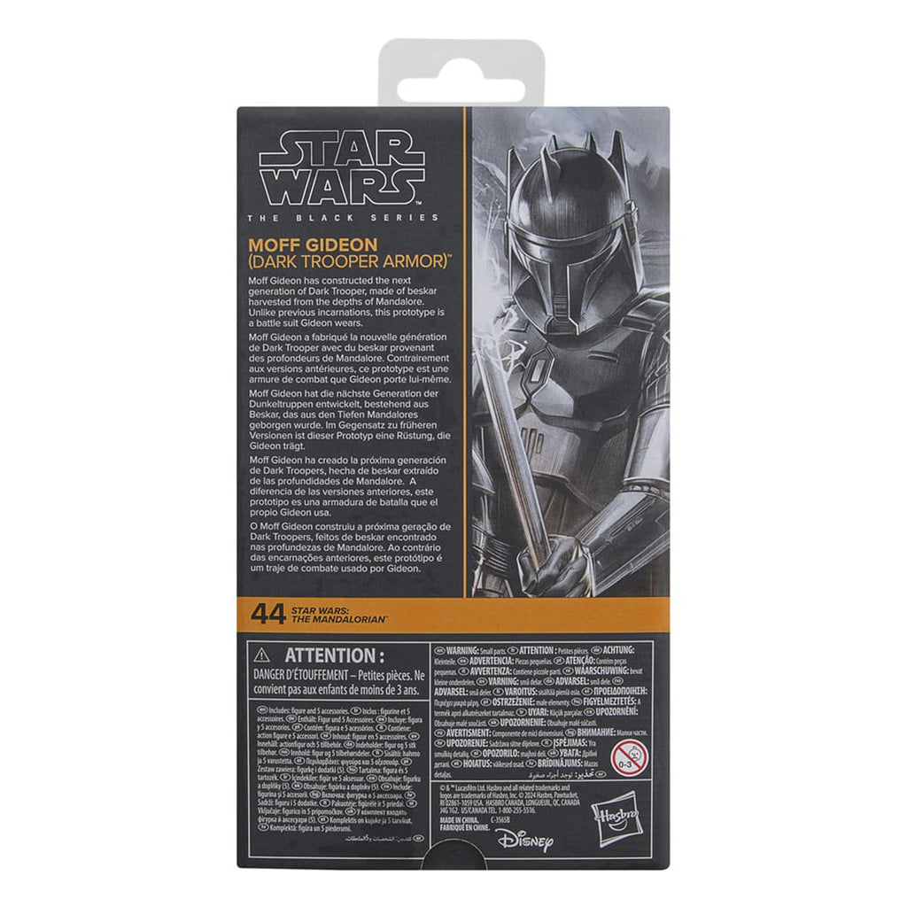 Star Wars Moff Gideon Dark Trooper Armor Mandalorian Black Series Hasbro Figure