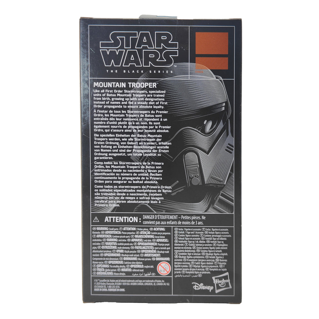 Star Wars Mountain Trooper Galaxy's Edge Black Series Action Figure 2020