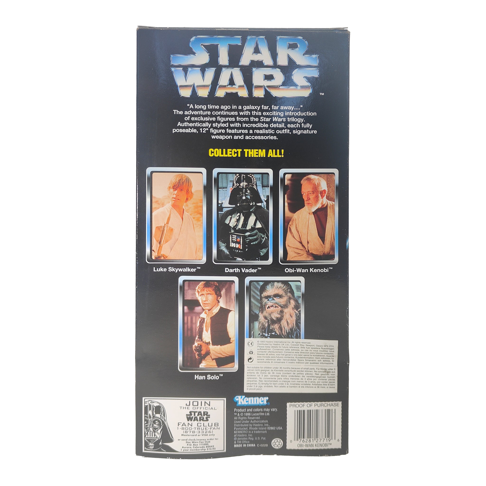 Star Wars Obi Wan Kenobi Collector Series Hasbro Action Figure 1996