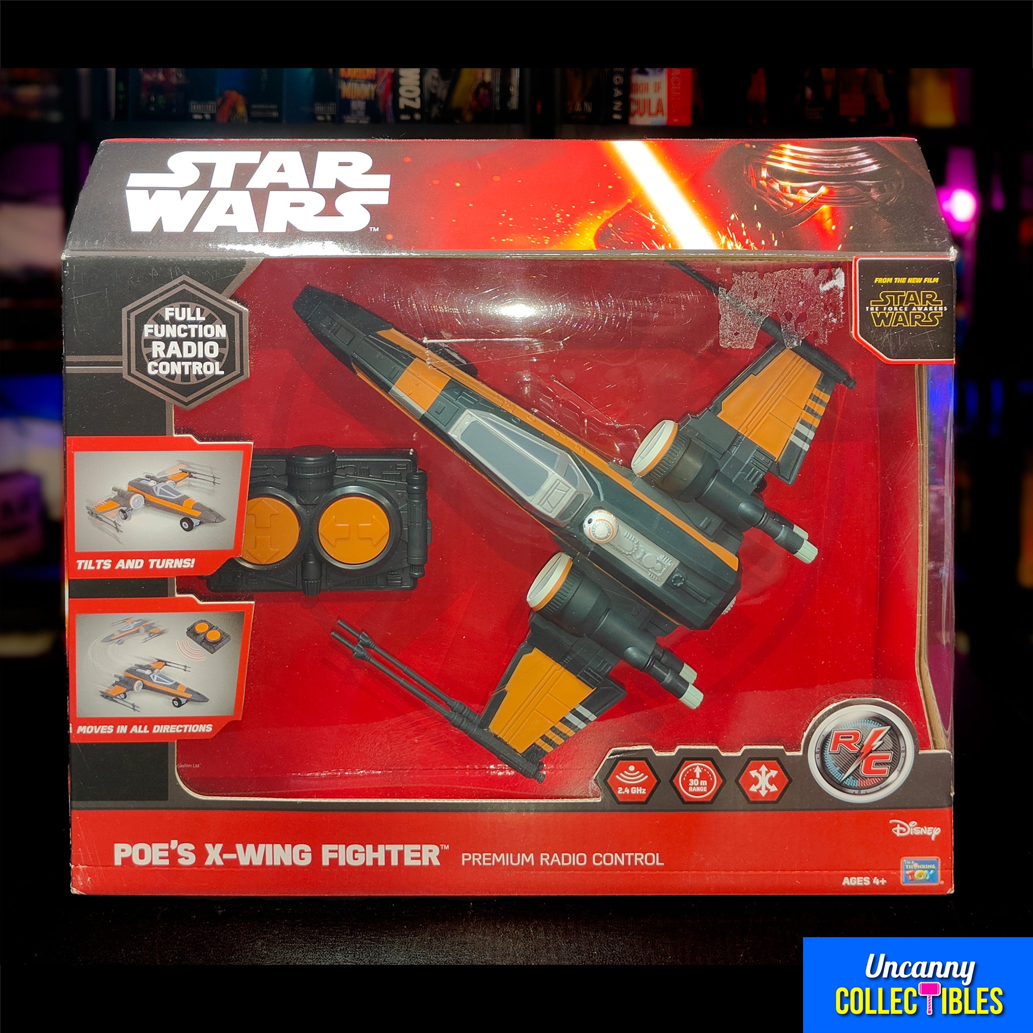 Star Wars Poes X Wing Fighter Thinkway Toys Premium Radio Control Vehicle – Star Wars, Thinkway Toys, 25 cm, 2015, pre-owned collector piece, Uncanny Collectibles Dublin Ireland