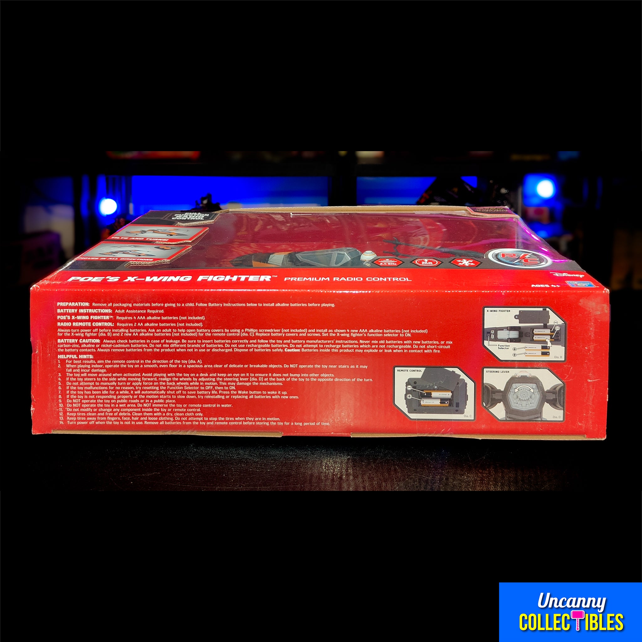 Star Wars Poes X Wing Fighter Thinkway Toys Premium Radio Control Vehicle – Star Wars, Thinkway Toys, 25 cm, 2015, pre-owned collector piece, Uncanny Collectibles Dublin Ireland