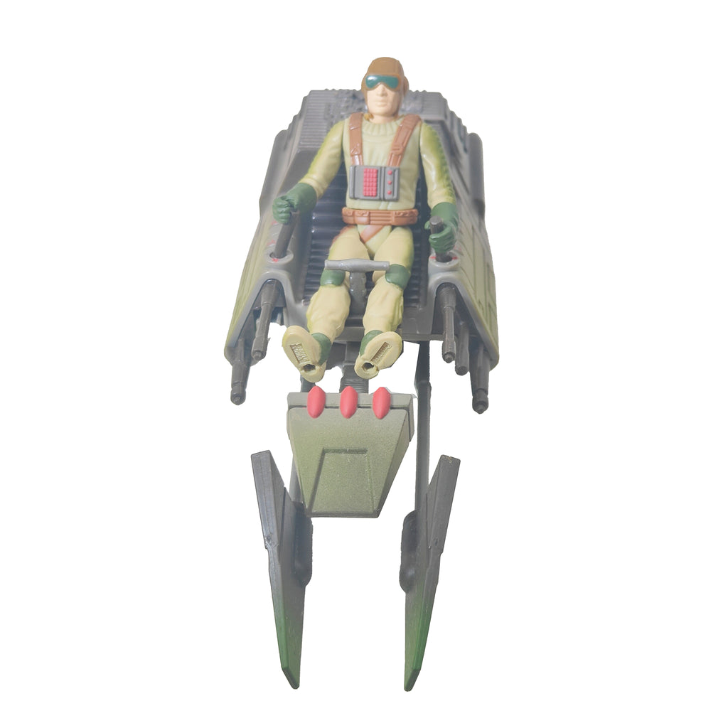 Star Wars POTF Speeder Bike + Exclusive Rebel Speeder Bike Pilot Expanded Universe Action Figure Kenner 1997 – Star Wars, Hasbro, 9.5 cm, 1997, pre-owned collector piece, Uncanny Collectibles Dublin Ireland