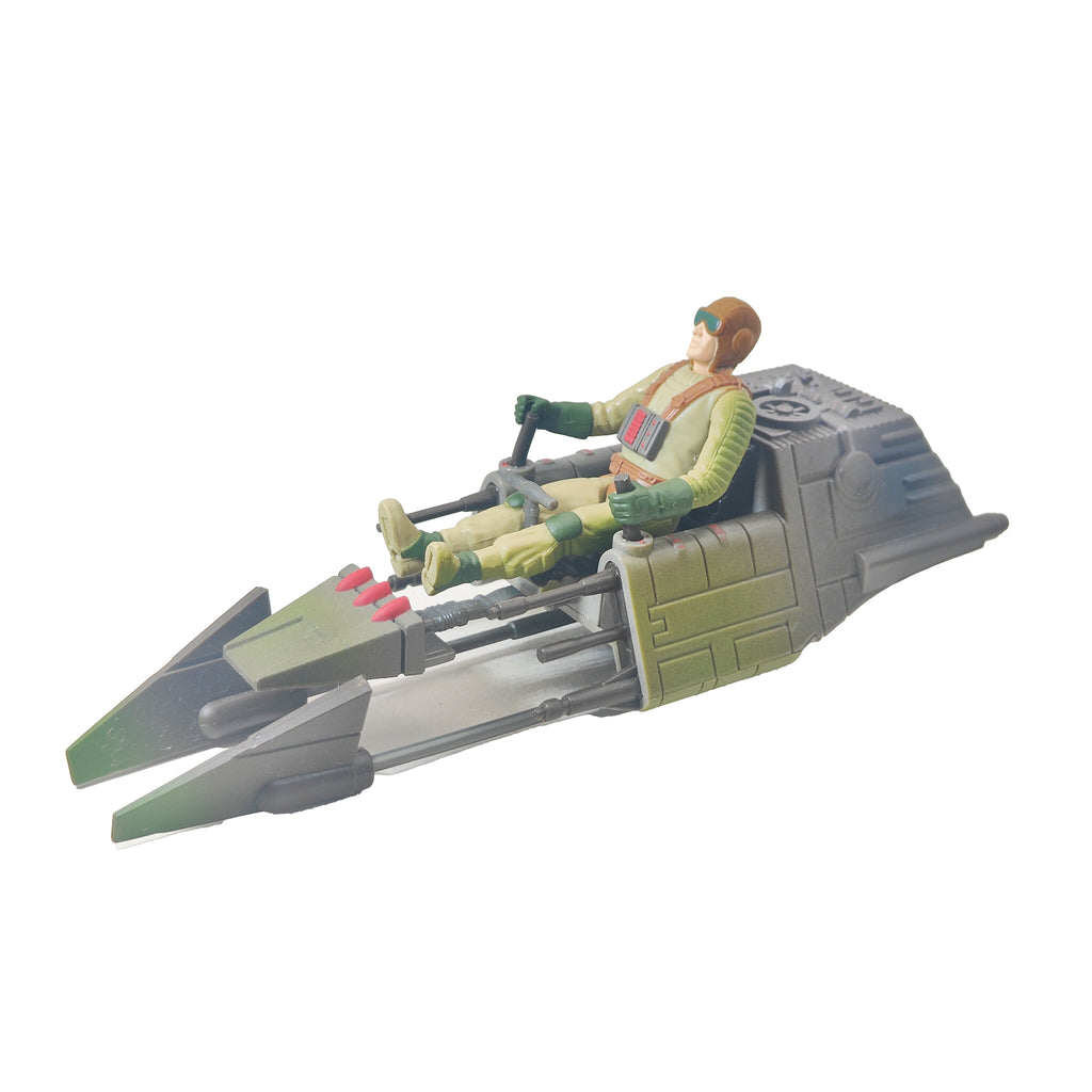 Star Wars POTF Speeder Bike + Exclusive Rebel Speeder Bike Pilot Expanded Universe Action Figure Kenner 1997 – Star Wars, Hasbro, 9.5 cm, 1997, pre-owned collector piece, Uncanny Collectibles Dublin Ireland