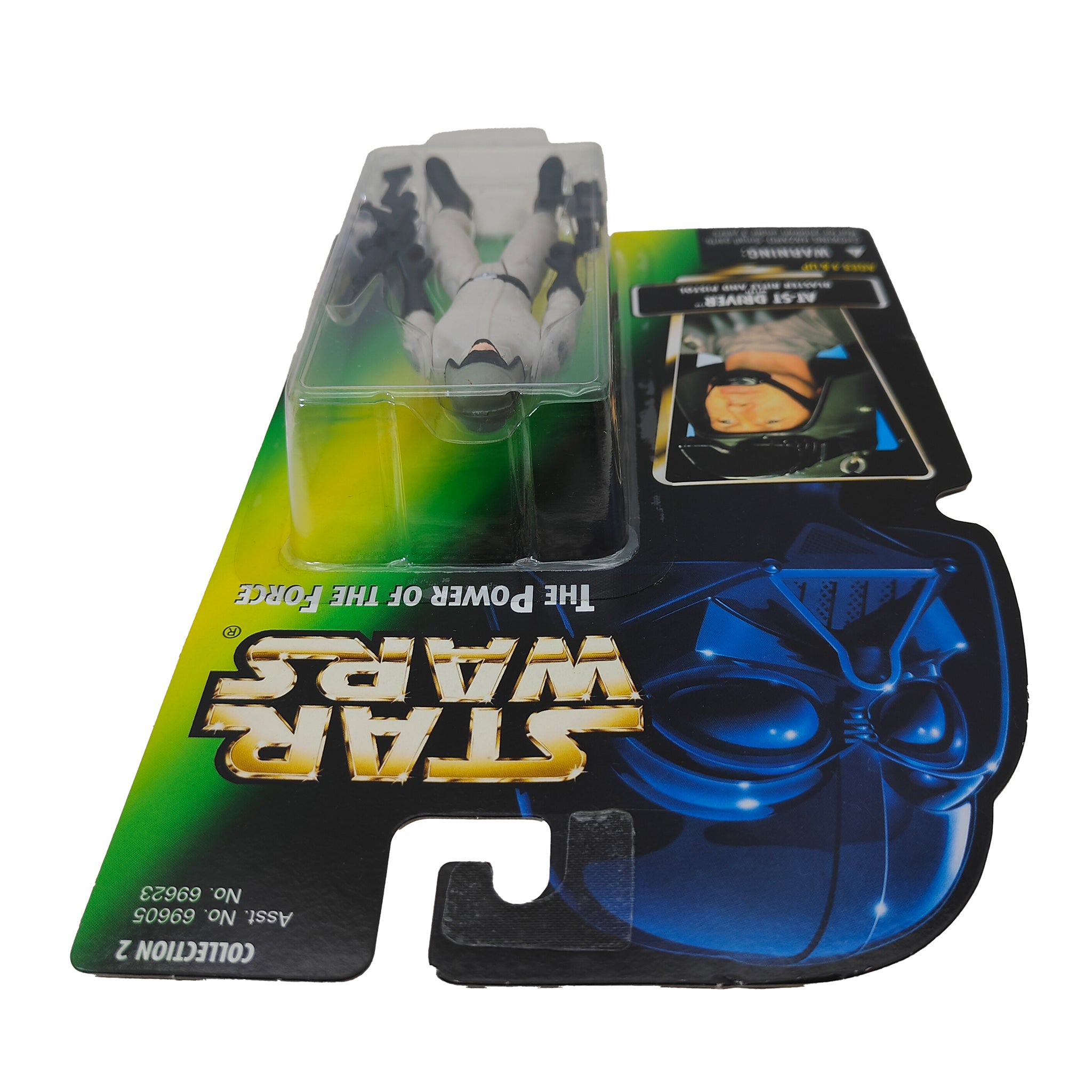 Star Wars Power of The Force AT-ST Driver 3.75 Inch Action Figure 1996 Green Card – Star Wars, Hasbro, 9.5 cm, 1996, pre-owned collector piece, Uncanny Collectibles Dublin Ireland