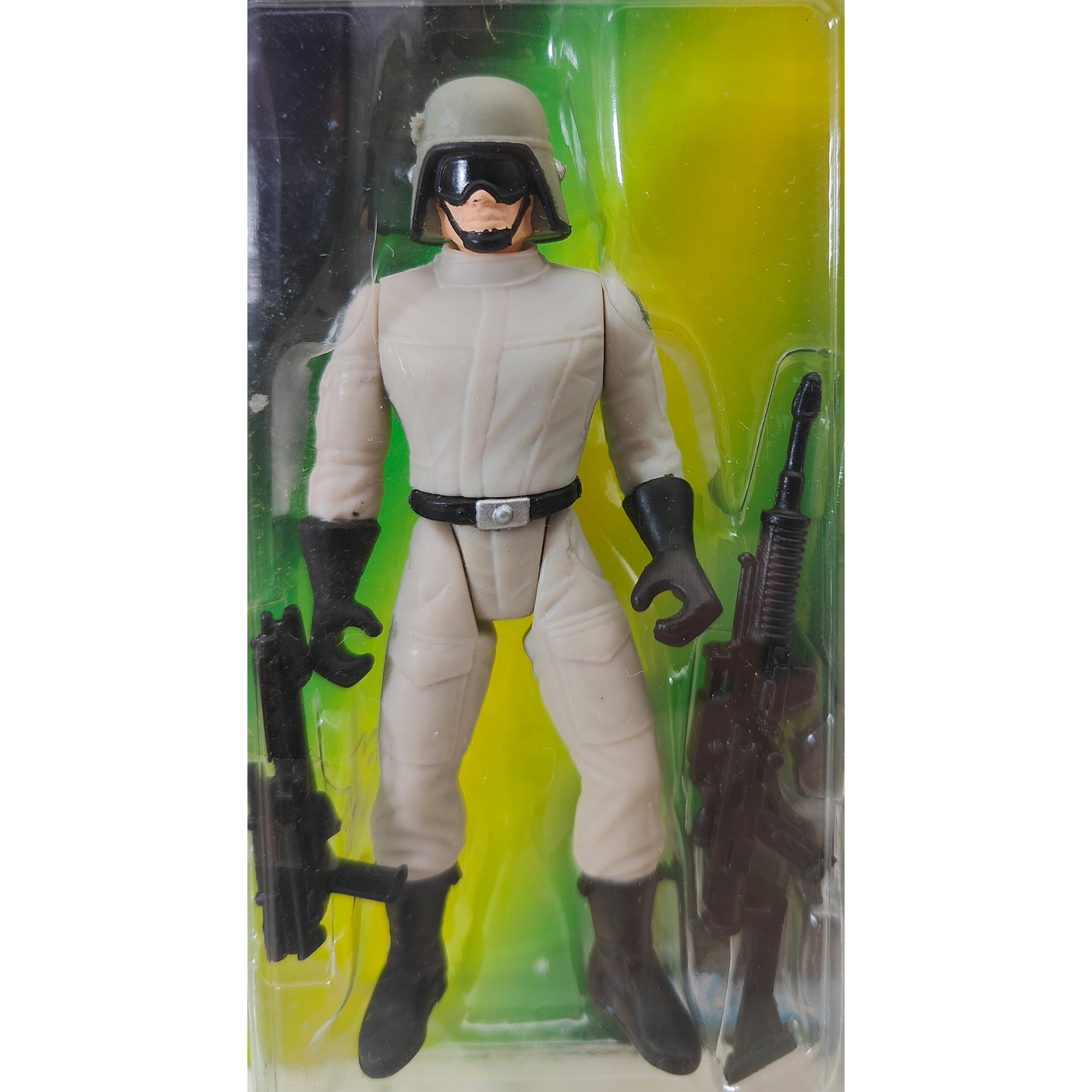 Star Wars Power of The Force AT-ST Driver 3.75 Inch Action Figure 1996 Green Card