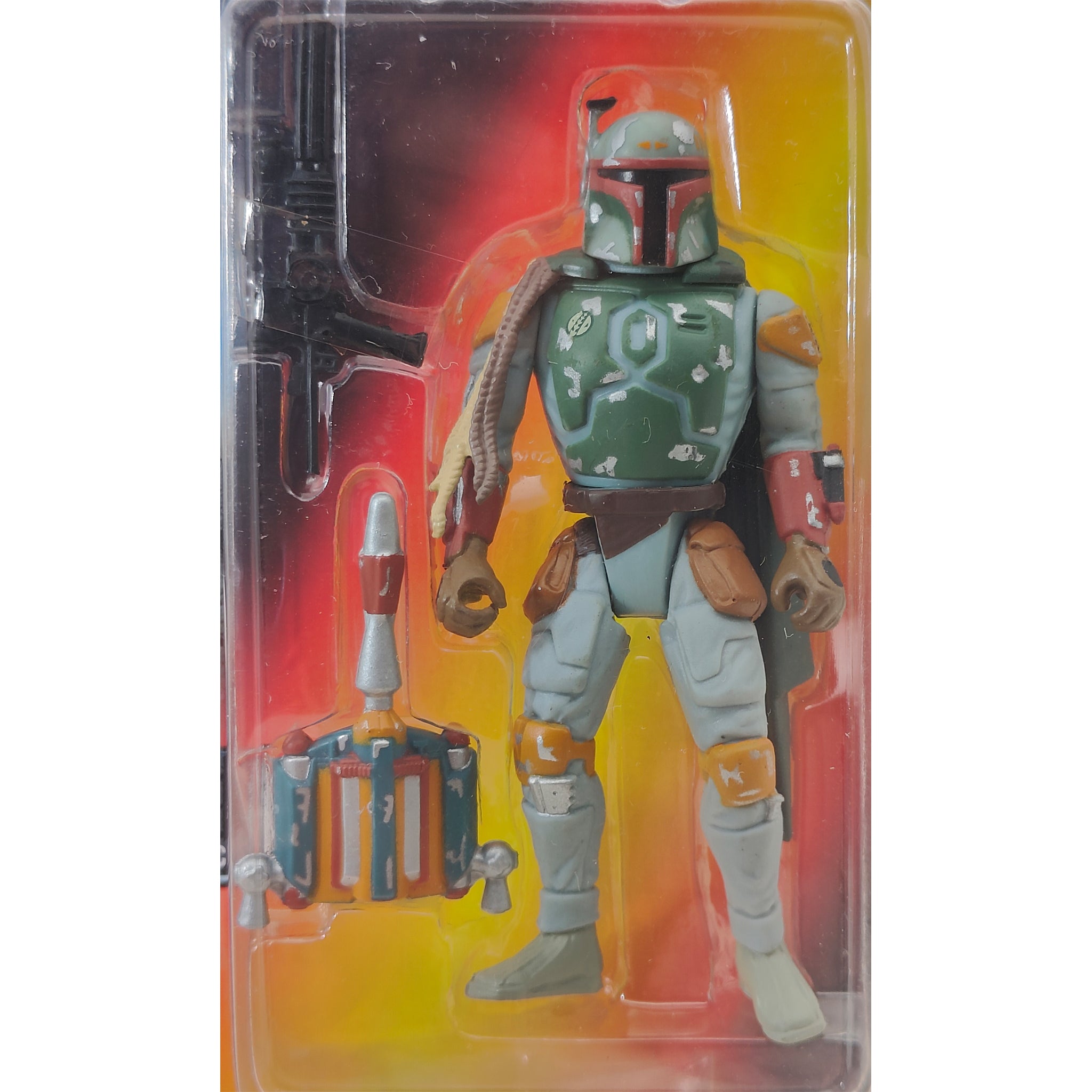 Star Wars Power of The Force Boba Fett 3.75 Inch Action Figure 1995 Red Euro Tri Logo Card – Star Wars, Hasbro, 9.5 cm, 1995, pre-owned collector piece, Uncanny Collectibles Dublin Ireland