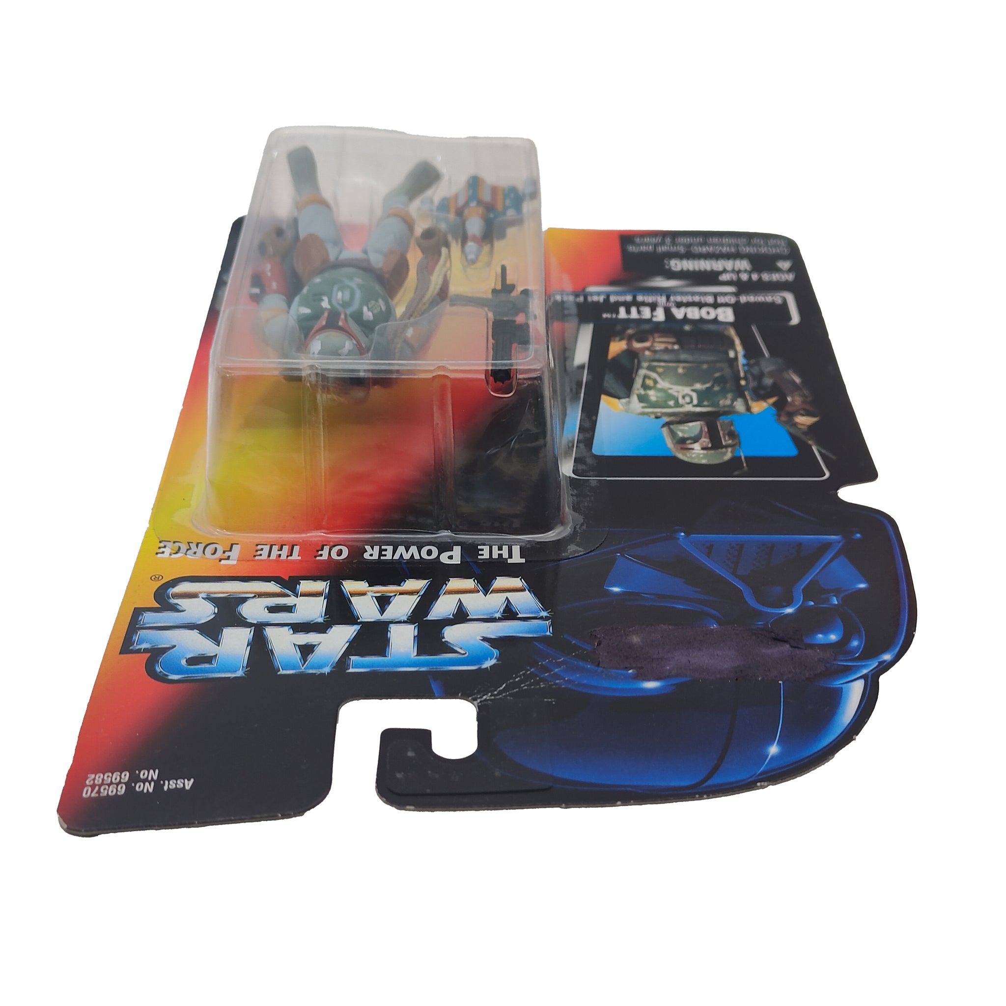 Star Wars Power of The Force Boba Fett 3.75 Inch Action Figure 1995 Red Euro Tri Logo Card – Star Wars, Hasbro, 9.5 cm, 1995, pre-owned collector piece, Uncanny Collectibles Dublin Ireland
