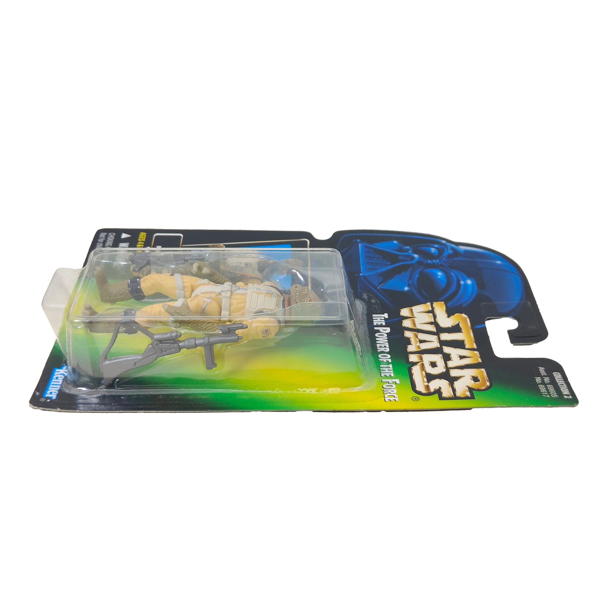 Star Wars Power of The Force Bossk 3.75 Inch Action Figure 1996 Green Card