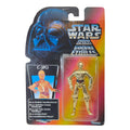 Star Wars Power of The Force C-3P0 Metallic Body 3.75 Inch Action Figure 1995 Red Euro Tri Logo Card – Star Wars, Hasbro, 9.5 cm, 1995, pre-owned collector piece, Uncanny Collectibles Dublin Ireland