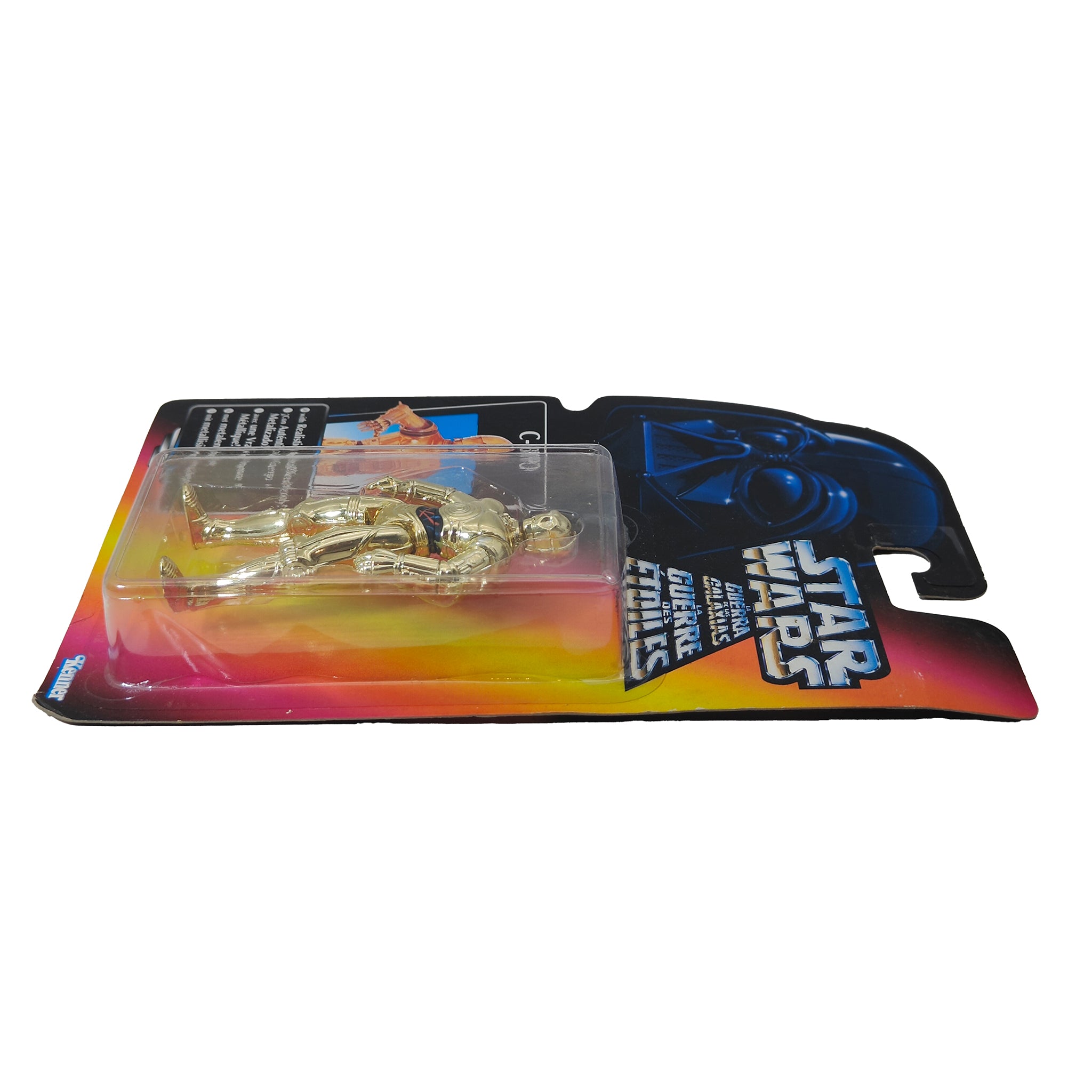 Star Wars Power of The Force C-3P0 Metallic Body 3.75 Inch Action Figure 1995 Red Euro Tri Logo Card – Star Wars, Hasbro, 9.5 cm, 1995, pre-owned collector piece, Uncanny Collectibles Dublin Ireland