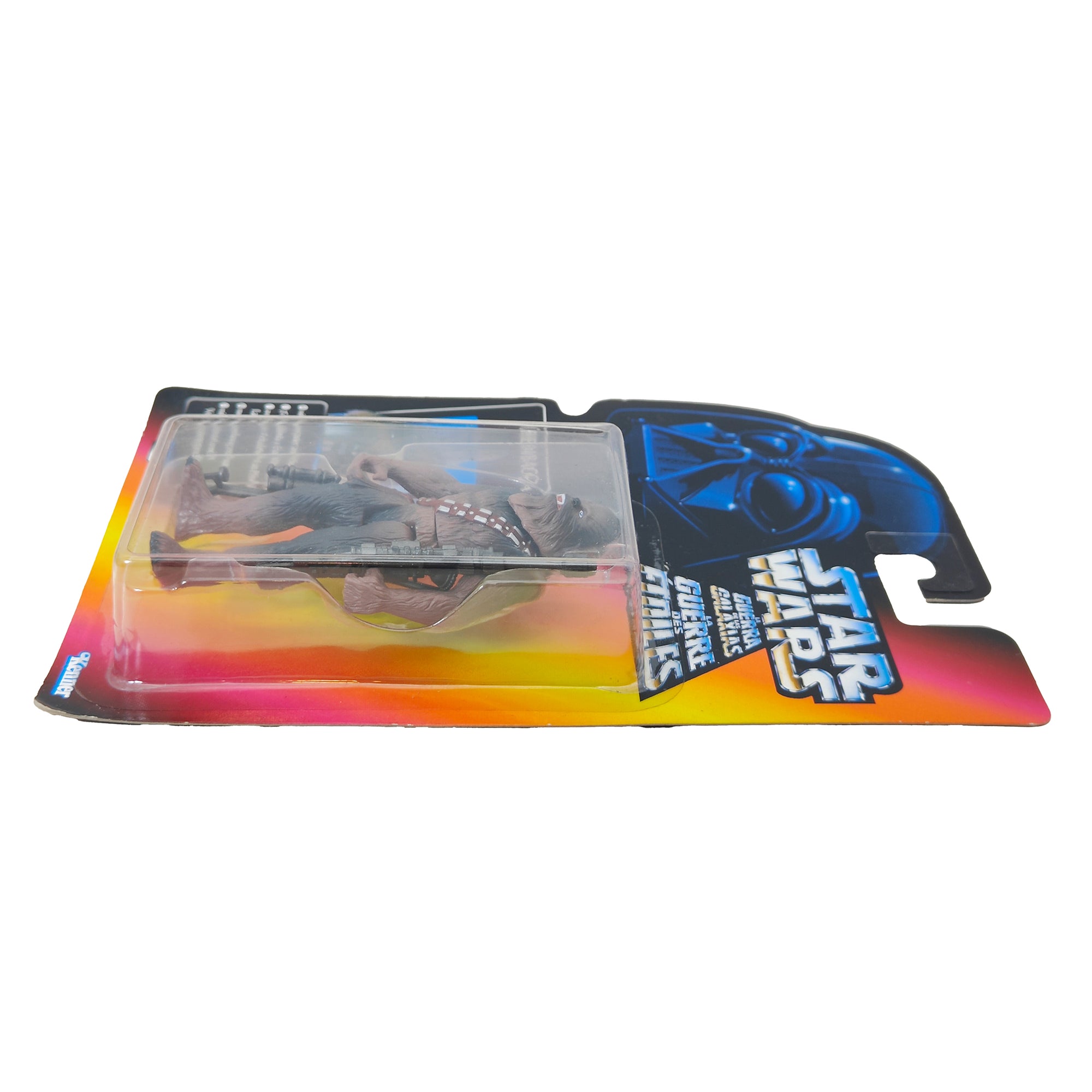 Star Wars Power of The Force Chewbacca 3.75 Inch Action Figure 1995 Red Euro Tri Logo Card