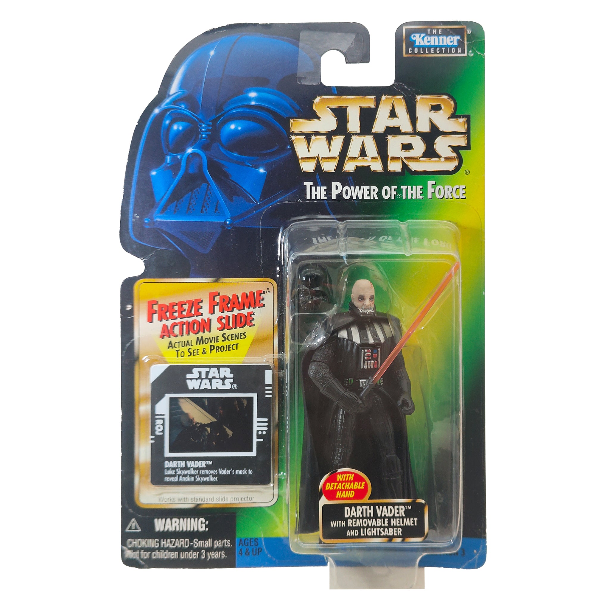 Star Wars Power of The Force Darth Vader Removable Helmet 3.75 Inch Action Figure 1997 – Star Wars, Hasbro, 9.5 cm, 1997, pre-owned collector piece, Uncanny Collectibles Dublin Ireland