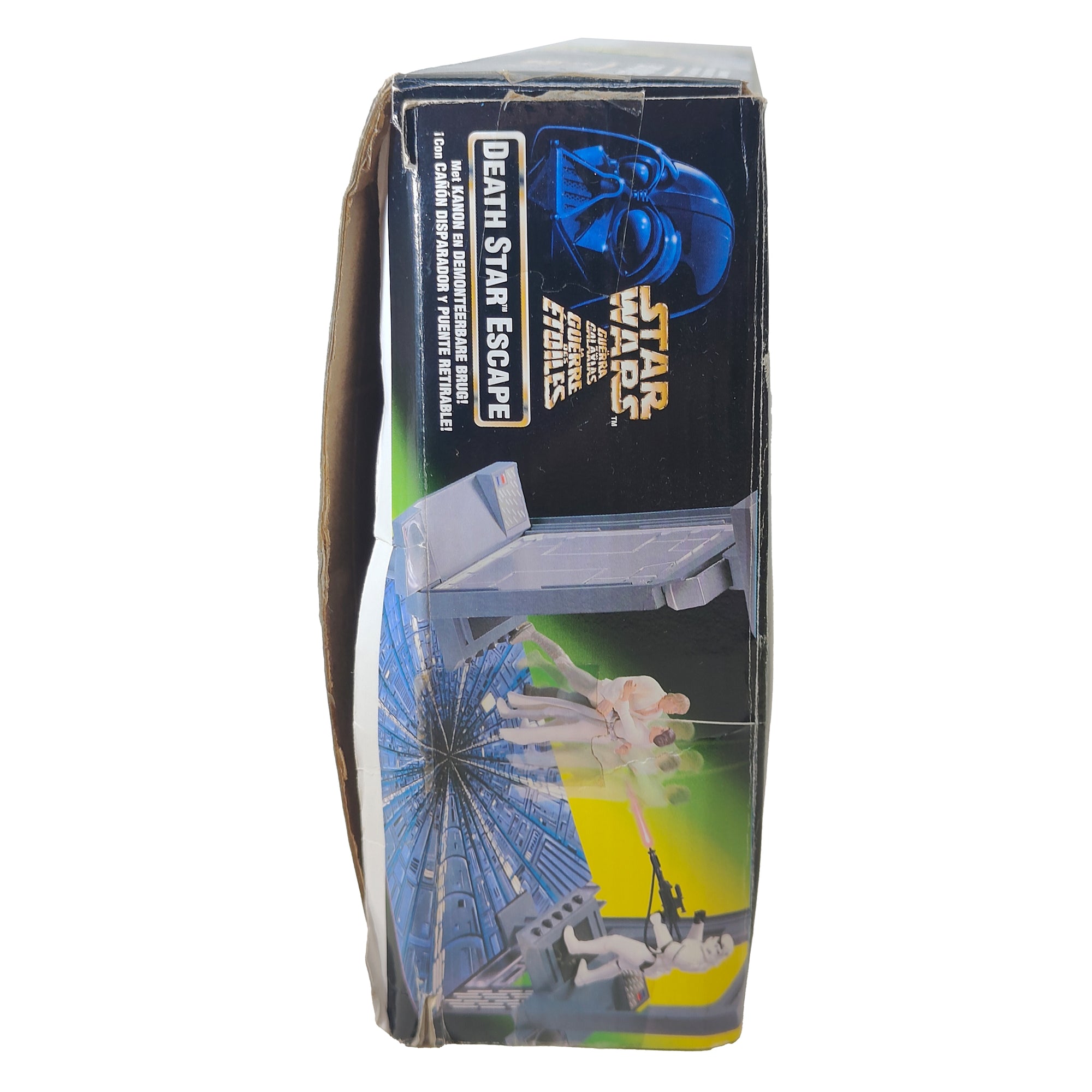 Star Wars Power of The Force Death Star Escape 3.75 Inch Playset 1996 Green Tri Logo Card