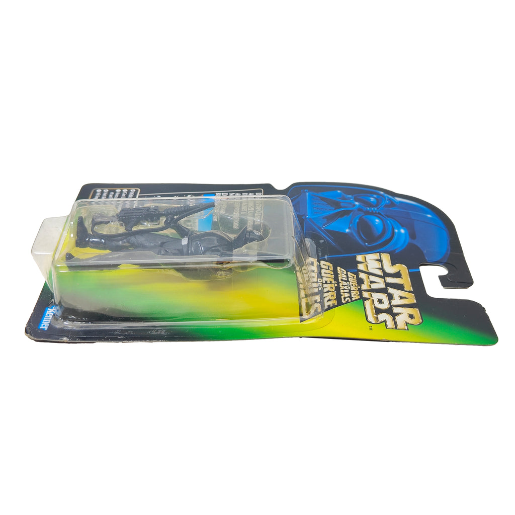 Star Wars Power of The Force Death Star Gunner 3.75 Inch Action Figure 1996 Green Tri Logo Card – Star Wars, Hasbro, 9.5 cm, 1996, pre-owned collector piece, Uncanny Collectibles Dublin Ireland