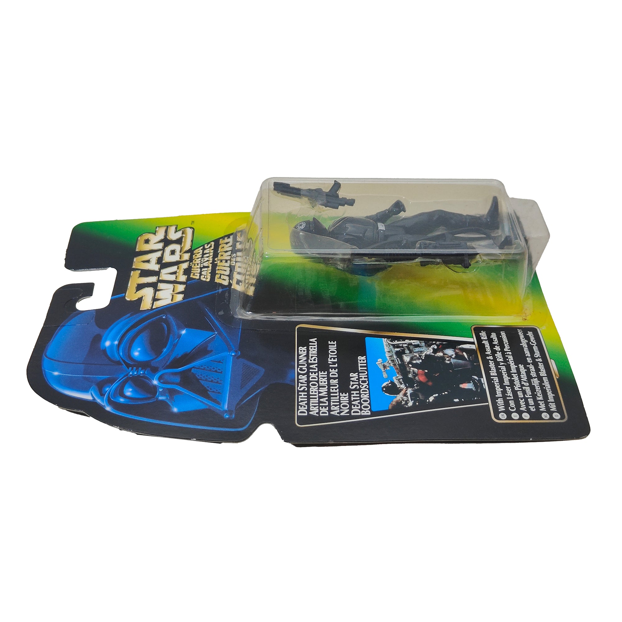 Star Wars Power of The Force Death Star Gunner 3.75 Inch Action Figure 1996 Green Tri Logo Card