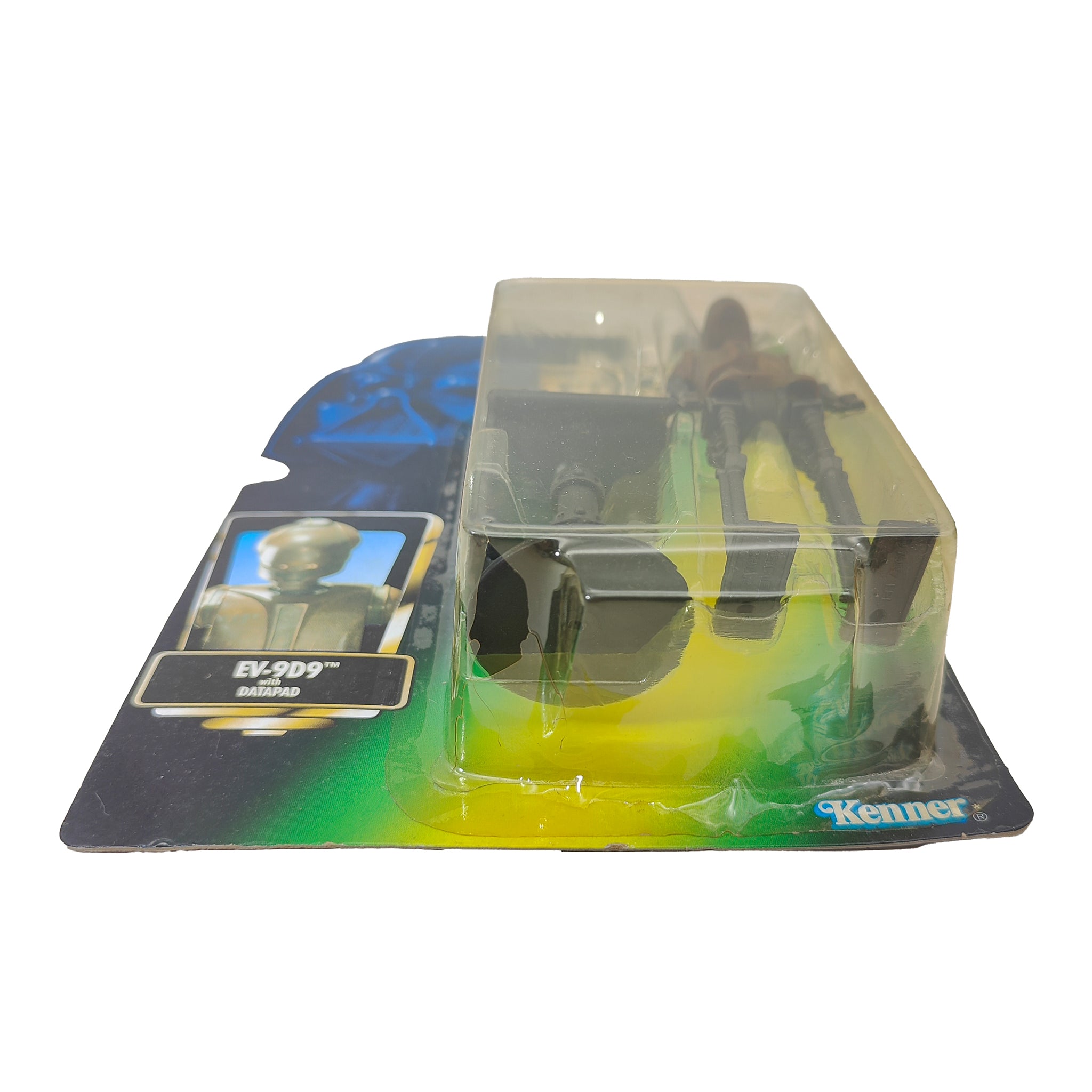 Star Wars Power of The Force EV-9D9 With Datapad 3.75 Inch Action Figure 1996 Green Card – Star Wars, Hasbro, 9.5 cm, 1996, pre-owned collector piece, Uncanny Collectibles Dublin Ireland