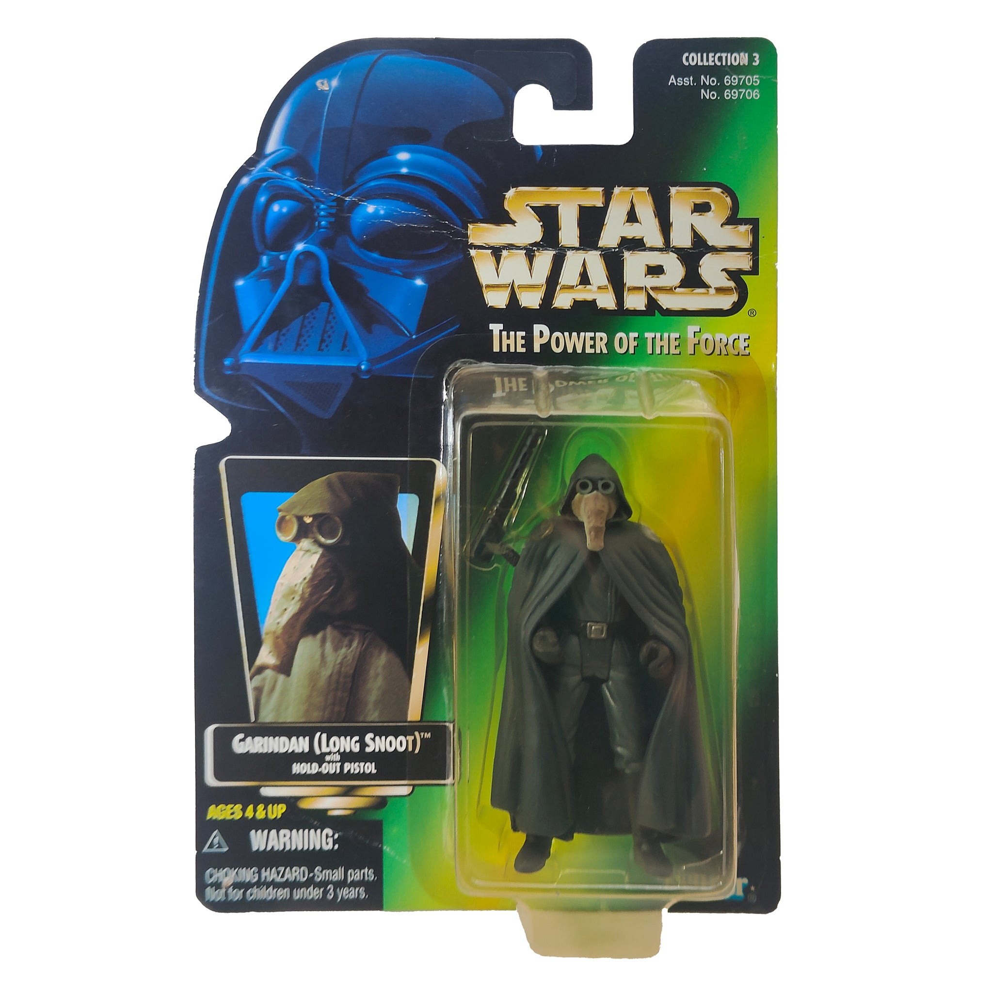 Star Wars Power of The Force Garindan Long Snoot 3.75 Inch Action Figure 1997 – Star Wars, Hasbro, 9.5 cm, 1997, pre-owned collector piece, Uncanny Collectibles Dublin Ireland