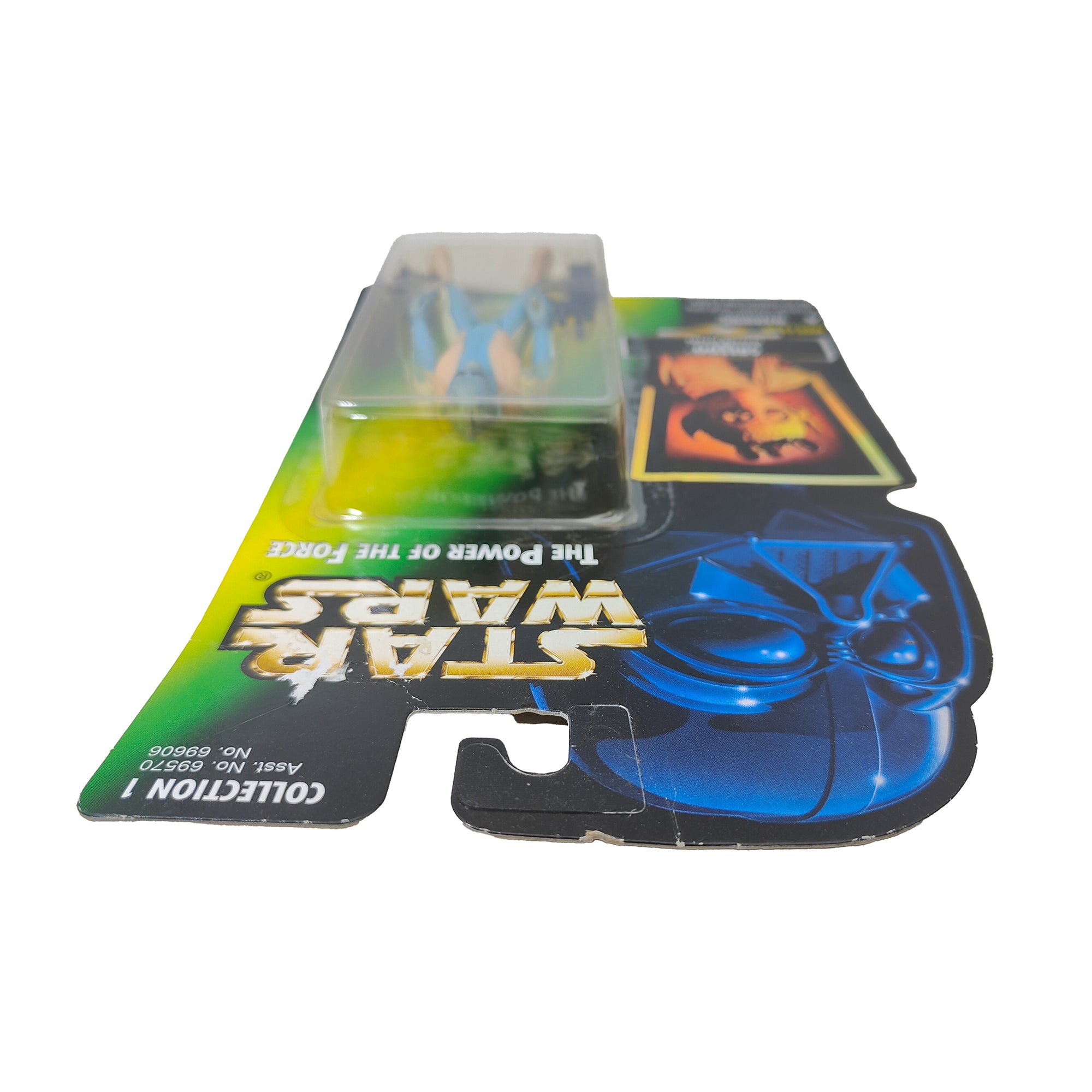Star Wars Power of The Force Greedo 3.75 Inch Action Figure 1996 Green Card