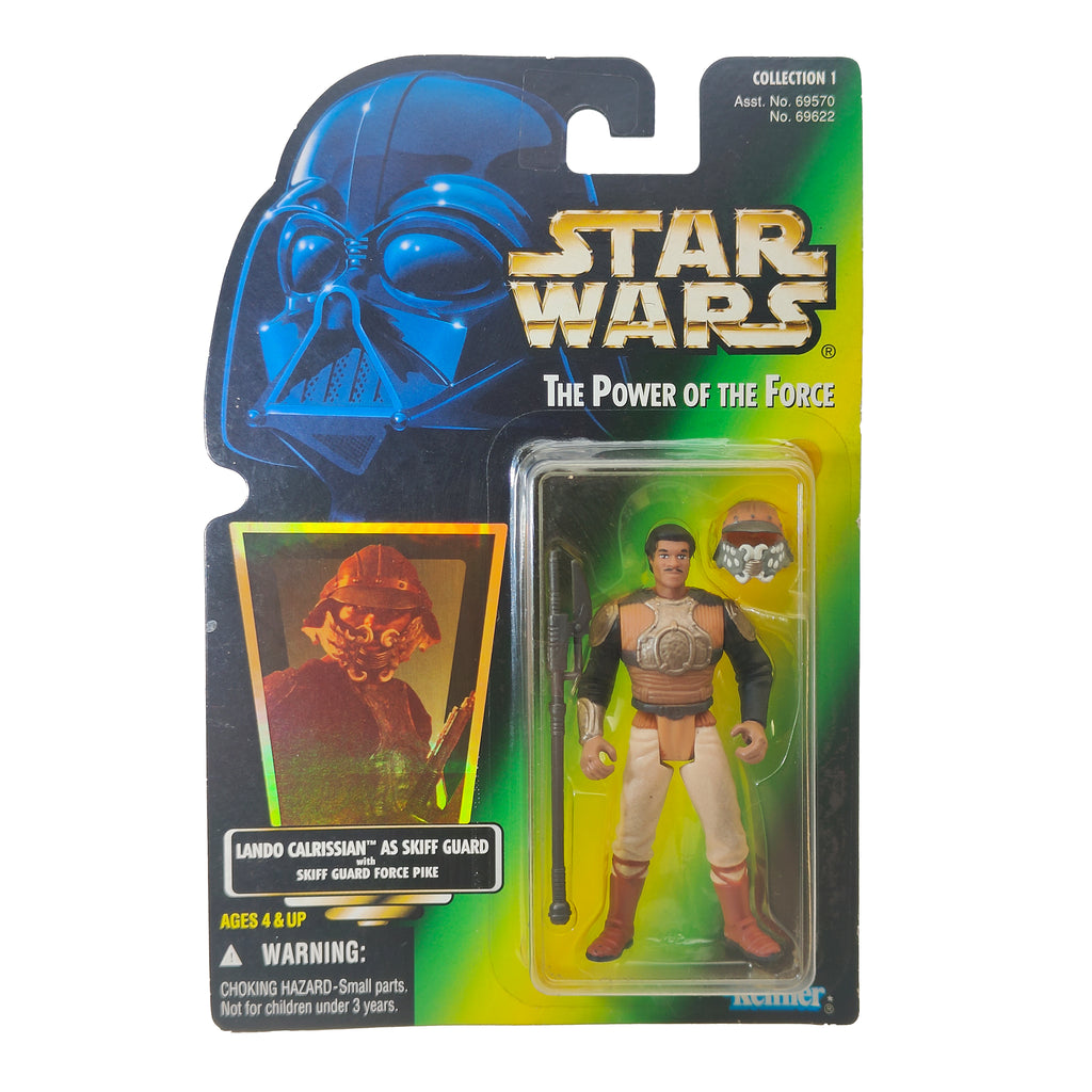 Star Wars Power of The Force Lando Calrissian As Skiff Guard 3.75 Inch Action Figure 1996 – Star Wars, Hasbro, 9.5 cm, 1996, pre-owned collector piece, Uncanny Collectibles Dublin Ireland