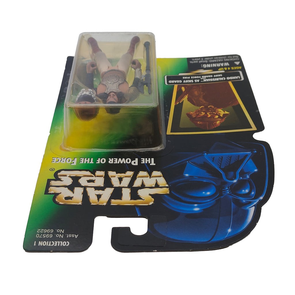 Star Wars Power of The Force Lando Calrissian As Skiff Guard 3.75 Inch Action Figure 1996 – Star Wars, Hasbro, 9.5 cm, 1996, pre-owned collector piece, Uncanny Collectibles Dublin Ireland