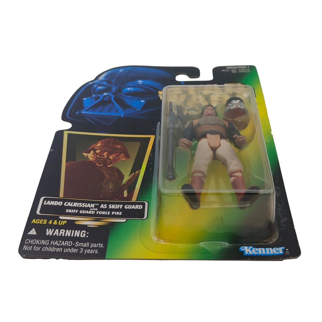 Star Wars Power of The Force Lando Calrissian As Skiff Guard 3.75 Inch Action Figure 1996 – Star Wars, Hasbro, 9.5 cm, 1996, pre-owned collector piece, Uncanny Collectibles Dublin Ireland