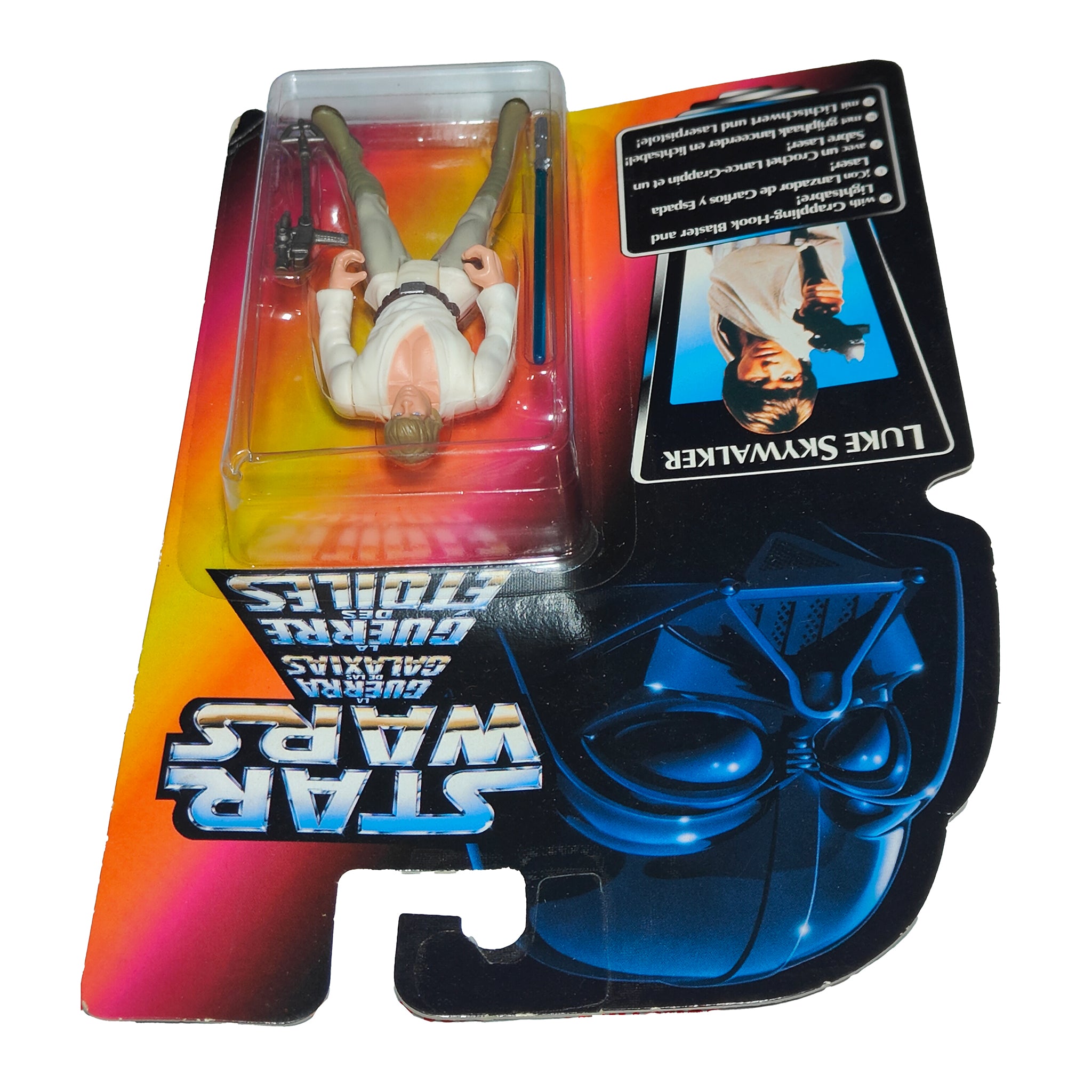 Star Wars Power Of The Force Luke Skywalker 3.75 Inch Action Figure 1995 Red Euro Tri Logo Card – Star Wars, Hasbro, 9.5 cm, 1995, pre-owned collector piece, Uncanny Collectibles Dublin Ireland