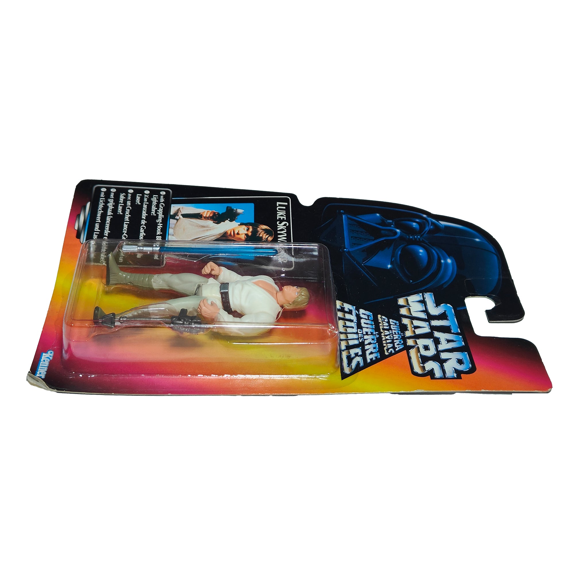 Star Wars Power Of The Force Luke Skywalker 3.75 Inch Action Figure 1995 Red Euro Tri Logo Card – Star Wars, Hasbro, 9.5 cm, 1995, pre-owned collector piece, Uncanny Collectibles Dublin Ireland