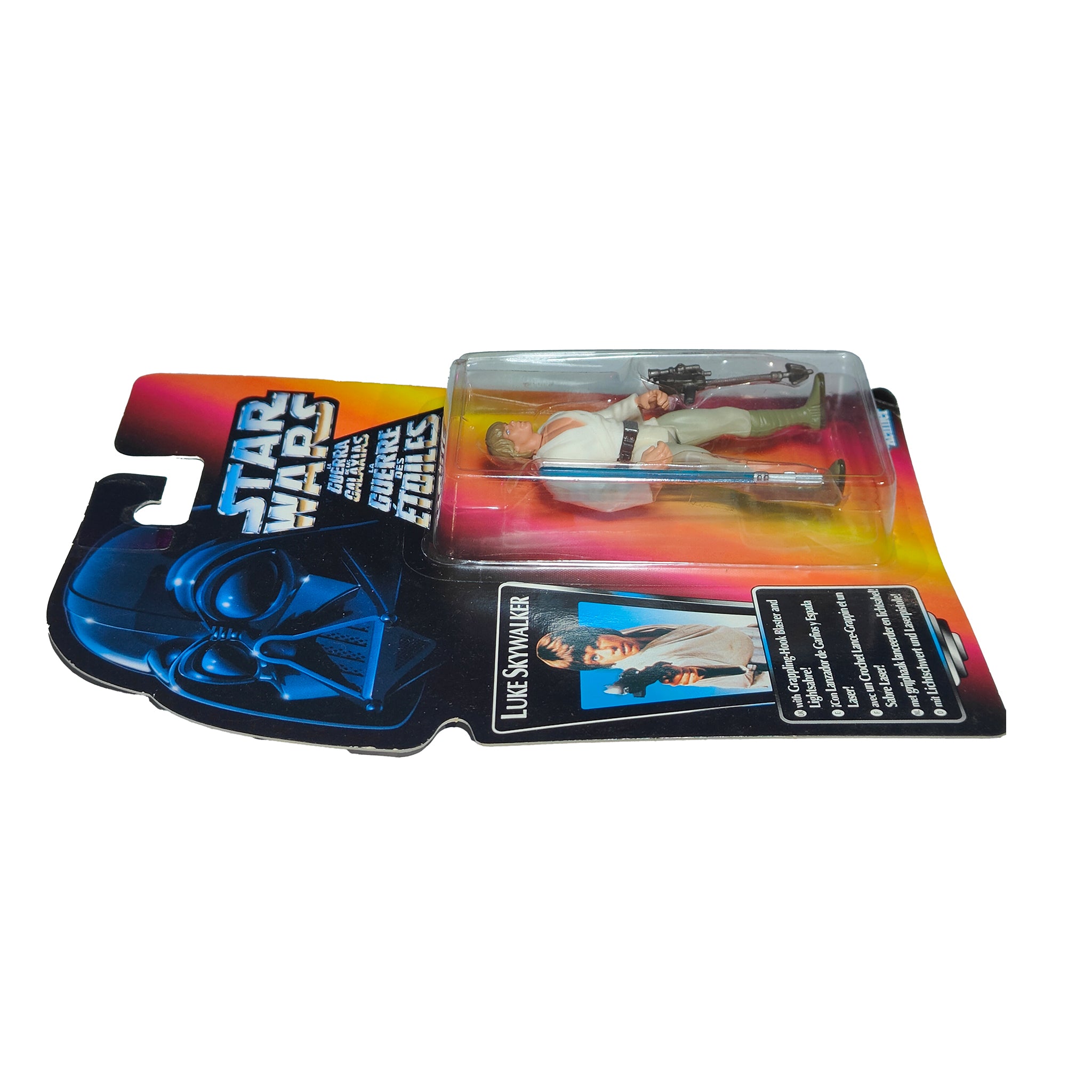 Star Wars Power Of The Force Luke Skywalker 3.75 Inch Action Figure 1995 Red Euro Tri Logo Card – Star Wars, Hasbro, 9.5 cm, 1995, pre-owned collector piece, Uncanny Collectibles Dublin Ireland