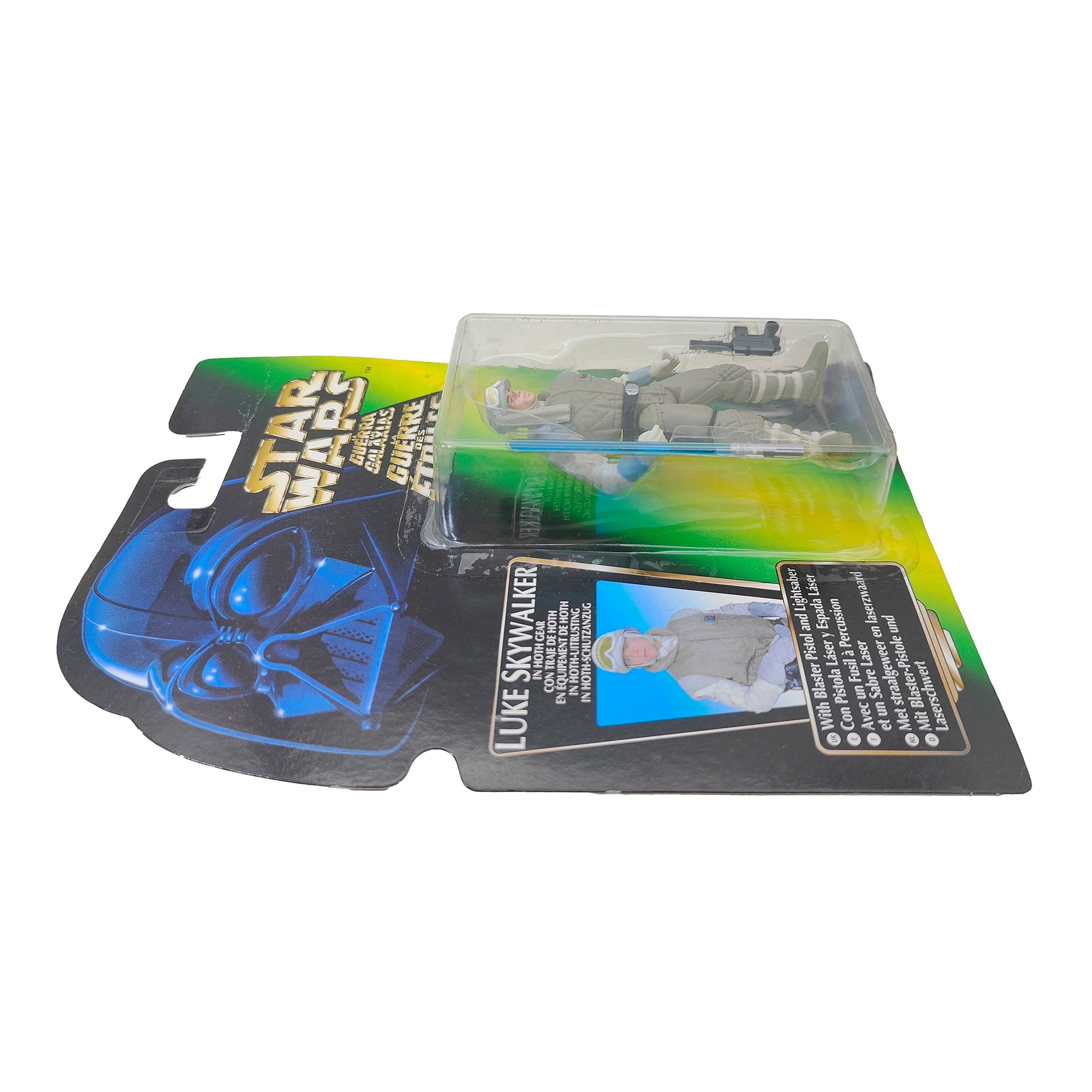 Star Wars Power of The Force Luke Skywalker Hoth 3.75 Inch Action Figure 1996 Green Tri Logo Card