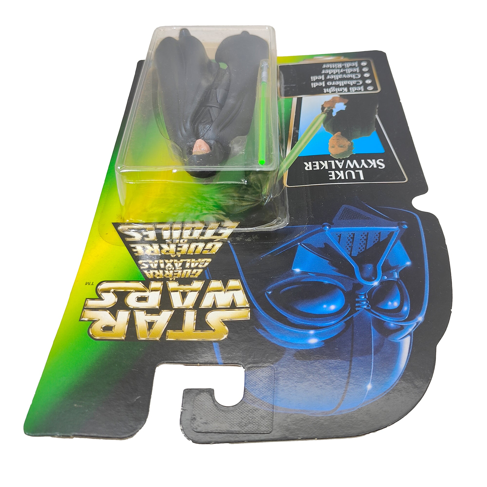 Star Wars Power of The Force Luke Skywalker Jedi Knight 3.75 Inch Action Figure 1996 Green Tri Logo Card