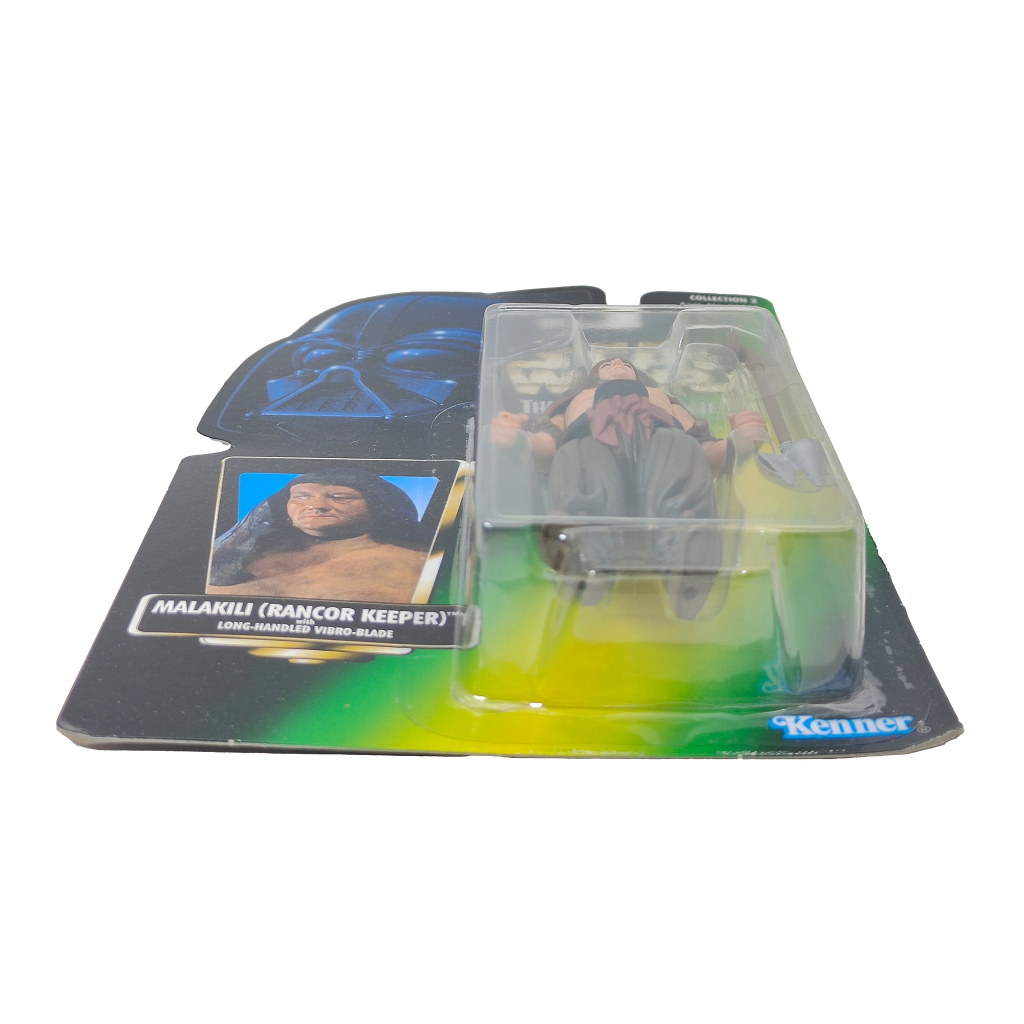 Star Wars Power of The Force Malakili Rancor Keeper 3.75 Inch Action Figure 1996 Green Card