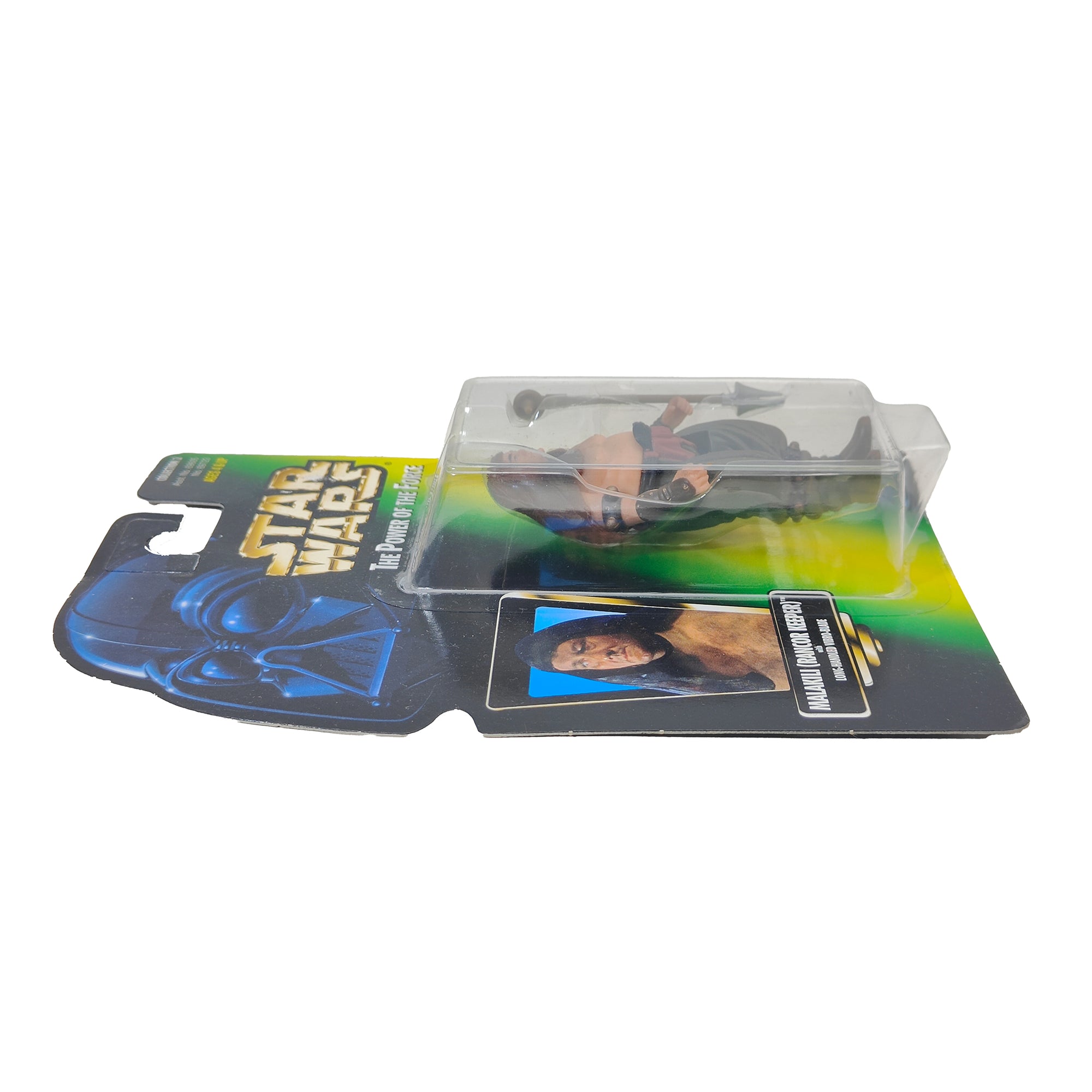 Star Wars Power of The Force Malakili Rancor Keeper 3.75 Inch Action Figure 1996 Green Card
