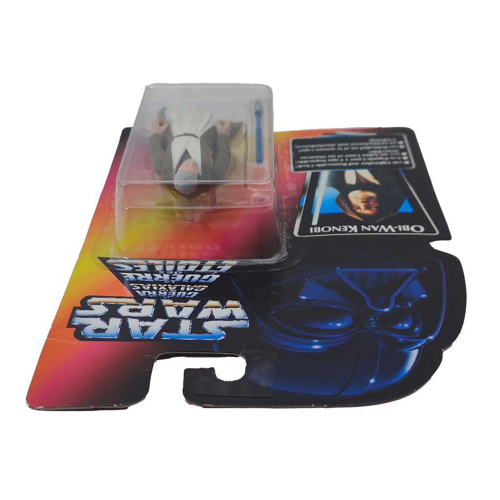 Star Wars Power of The Force Obi-Wan Kenobi 3.75 Inch Action Figure 1997 Red Euro Tri Logo Card – Star Wars, Hasbro, 9.5 cm, 1997, pre-owned collector piece, Uncanny Collectibles Dublin Ireland