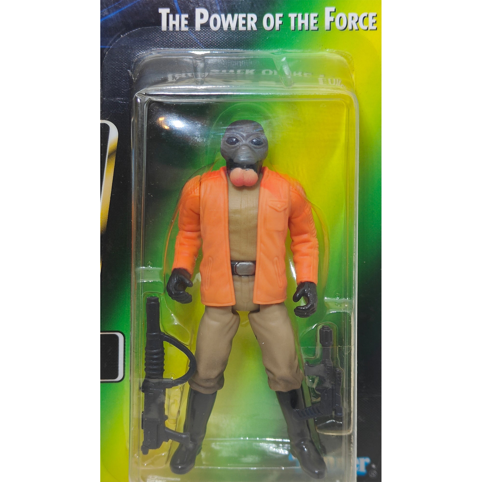 Star Wars Power of The Force Ponda Baba 3.75 Inch Action Figure 1996 Green Card
