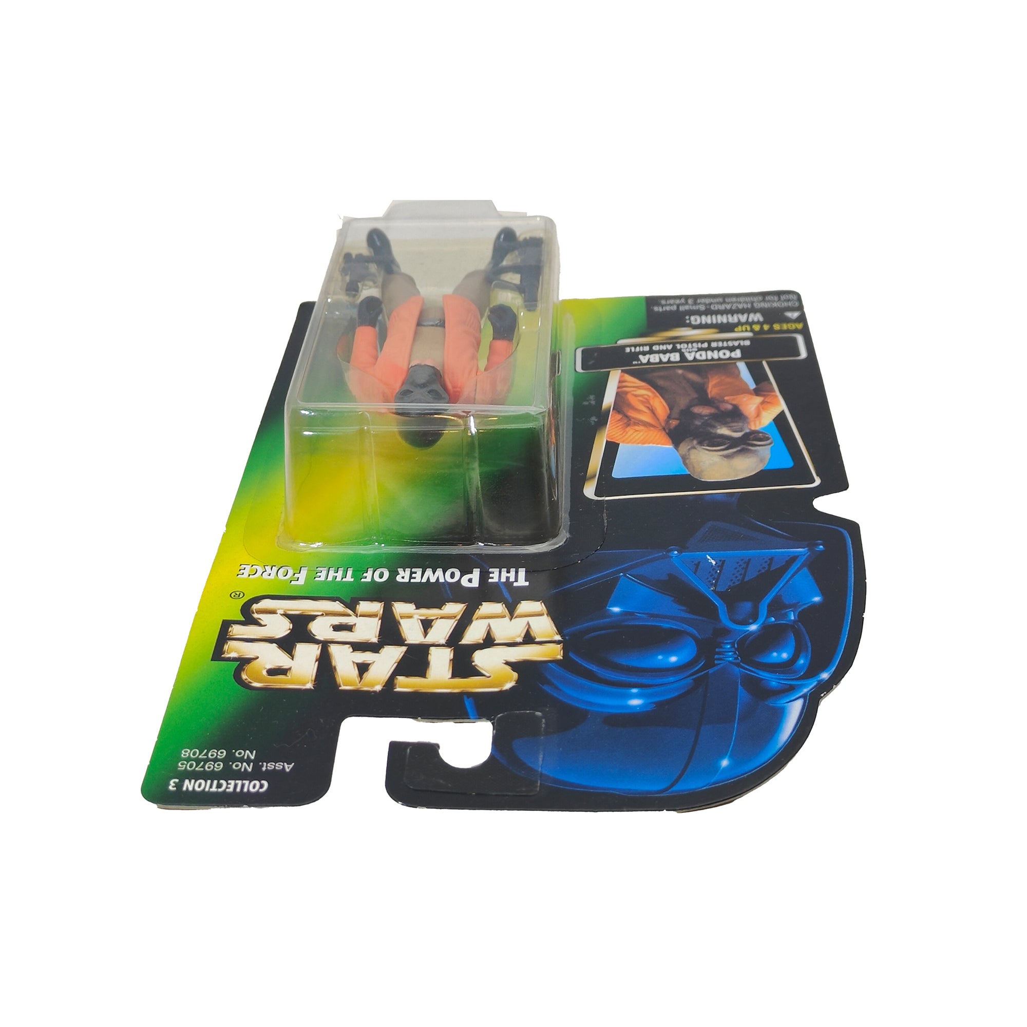 Star Wars Power of The Force Ponda Baba 3.75 Inch Action Figure 1996 Green Card