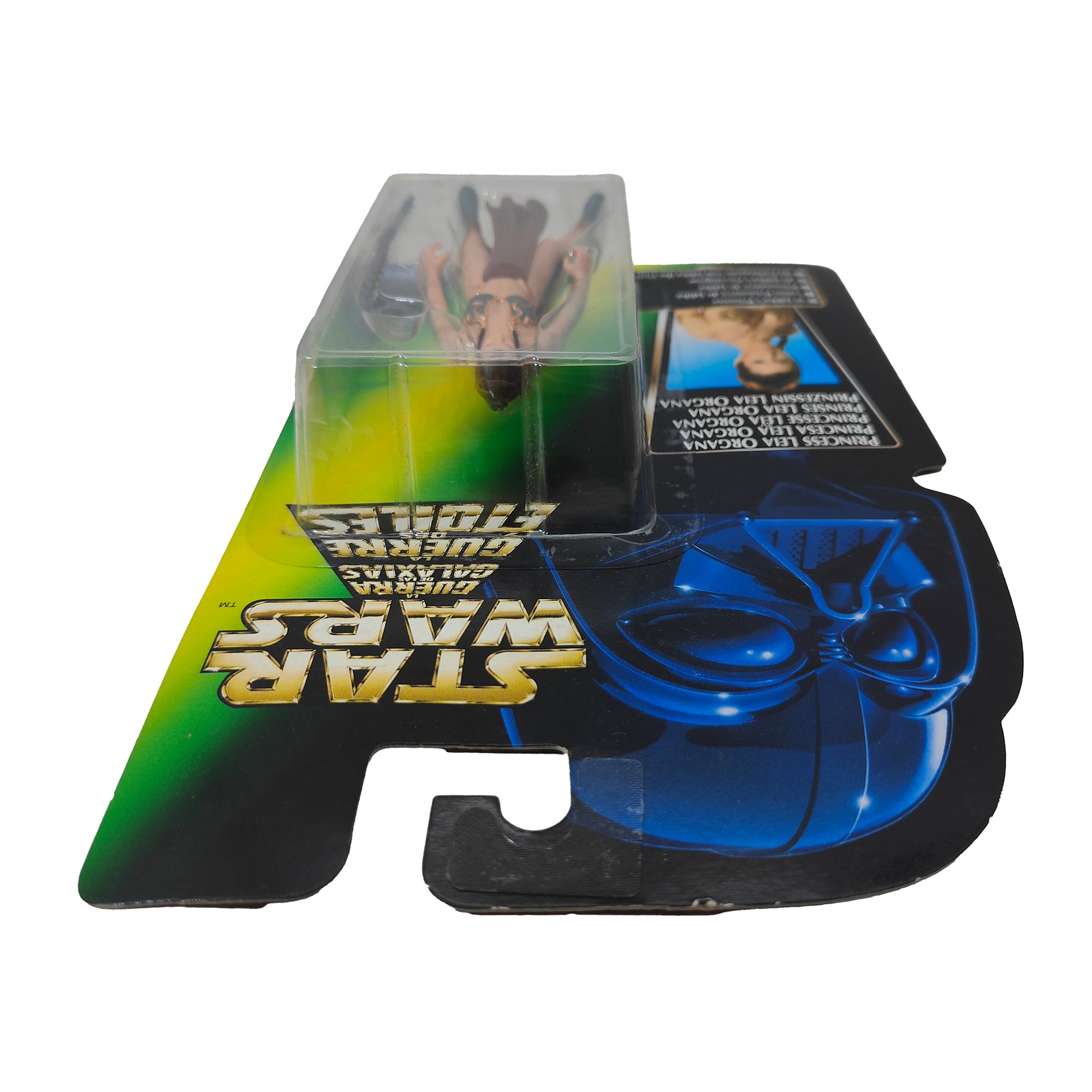 Star Wars Power of The Force Princess Leia Organa Jabbas Prisoner 3.75 Inch Action Figure 1996 Green Tri Logo Card