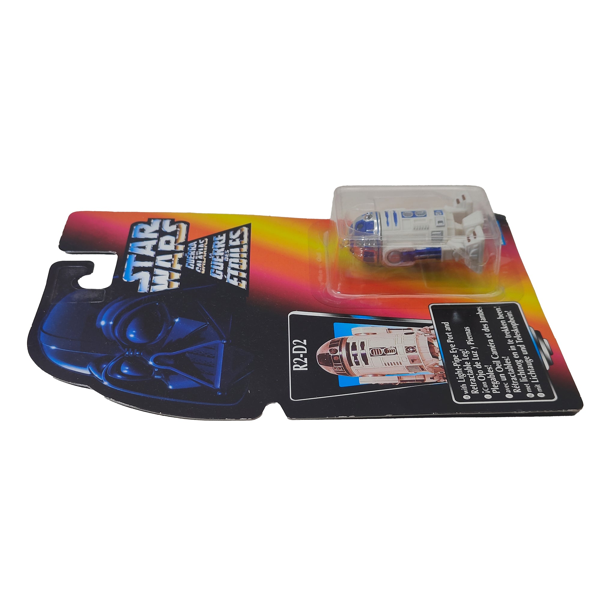 Star Wars Power of The Force R2-D2 3.75 Inch Action Figure 1995 Red Euro Tri Logo Card