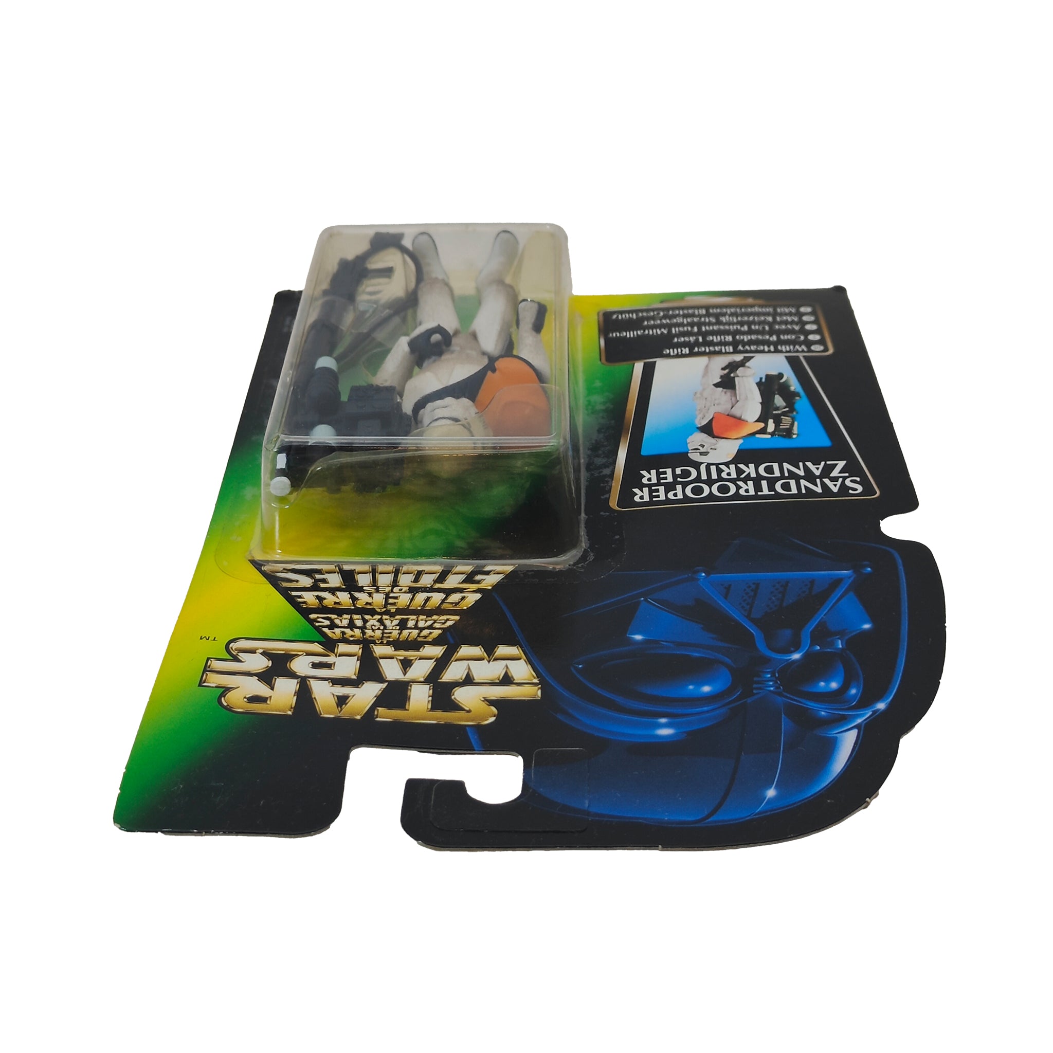 Star Wars Power of The Force Sandtrooper 3.75 Inch Action Figure 1996 Green Tri Logo Card – Star Wars, Hasbro, 9.5 cm, 1996, pre-owned collector piece, Uncanny Collectibles Dublin Ireland