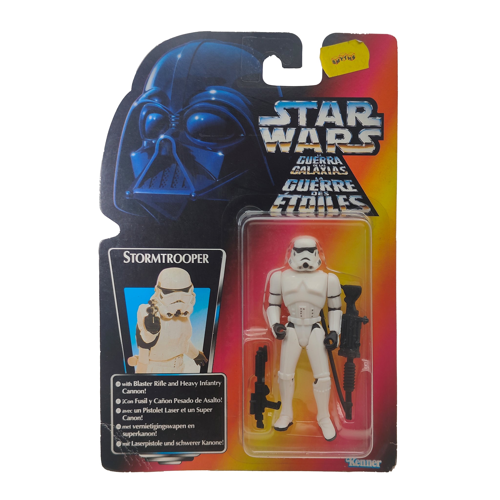 Star Wars Power of The Force Stormtrooper 3.75 Inch Action Figure 1995 Red Euro Tri Logo Card – Star Wars, Hasbro, 9.5 cm, 1995, pre-owned collector piece, Uncanny Collectibles Dublin Ireland