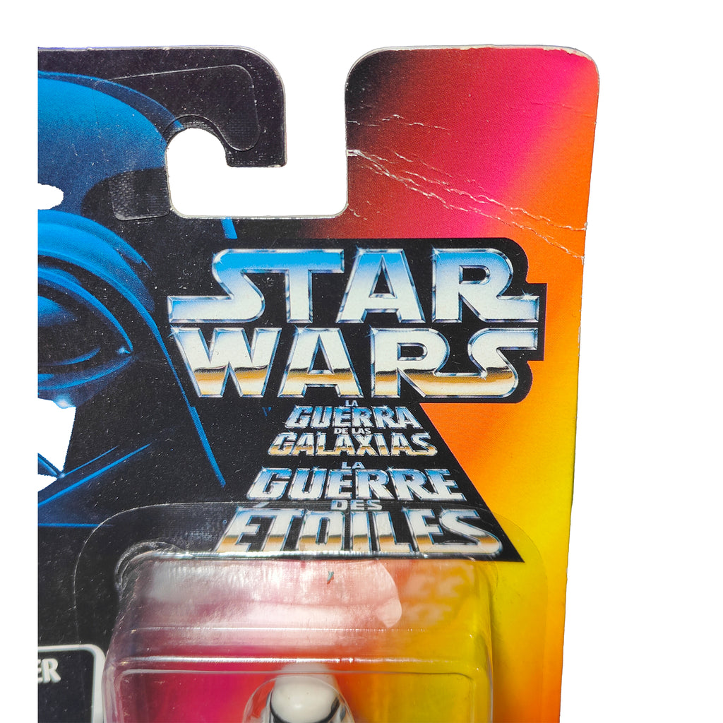 Star Wars Power of The Force Stormtrooper 3.75 Inch Action Figure 1995 Red Euro Tri Logo Card – Star Wars, Hasbro, 9.5 cm, 1995, pre-owned collector piece, Uncanny Collectibles Dublin Ireland